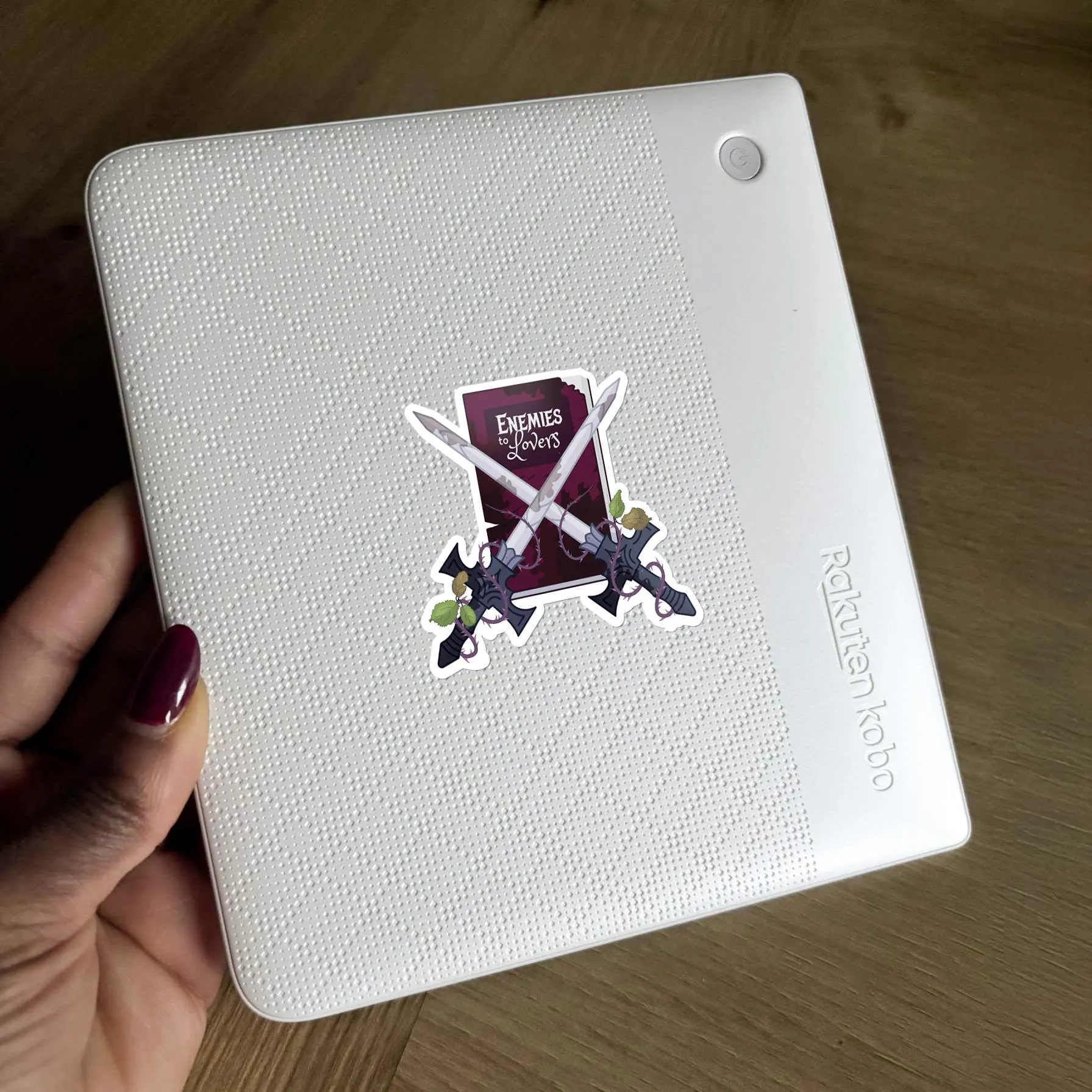 Enemies to Lovers Trope | Cute Bookish Stickers for Kindle Insert | Booktok Stickers I Romantasy Merch | Kobo Case - image 3