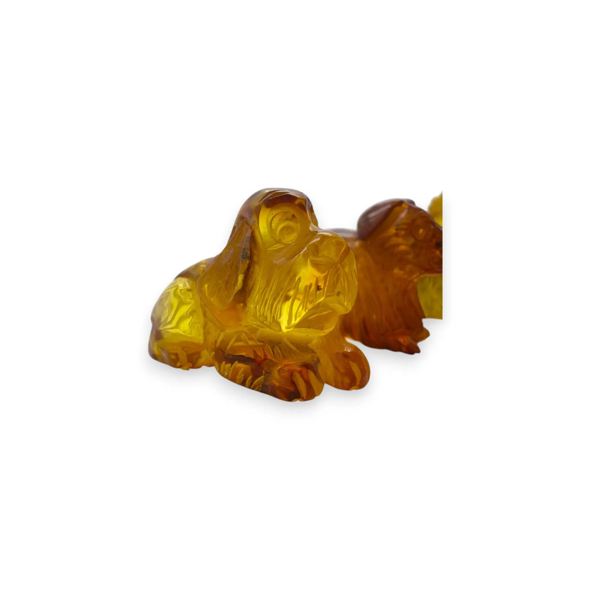 Baltic Amber dog ornament, quality hand carved, dog, Hand Carved Amber dog Figurine, dog Statue, doggy, hound