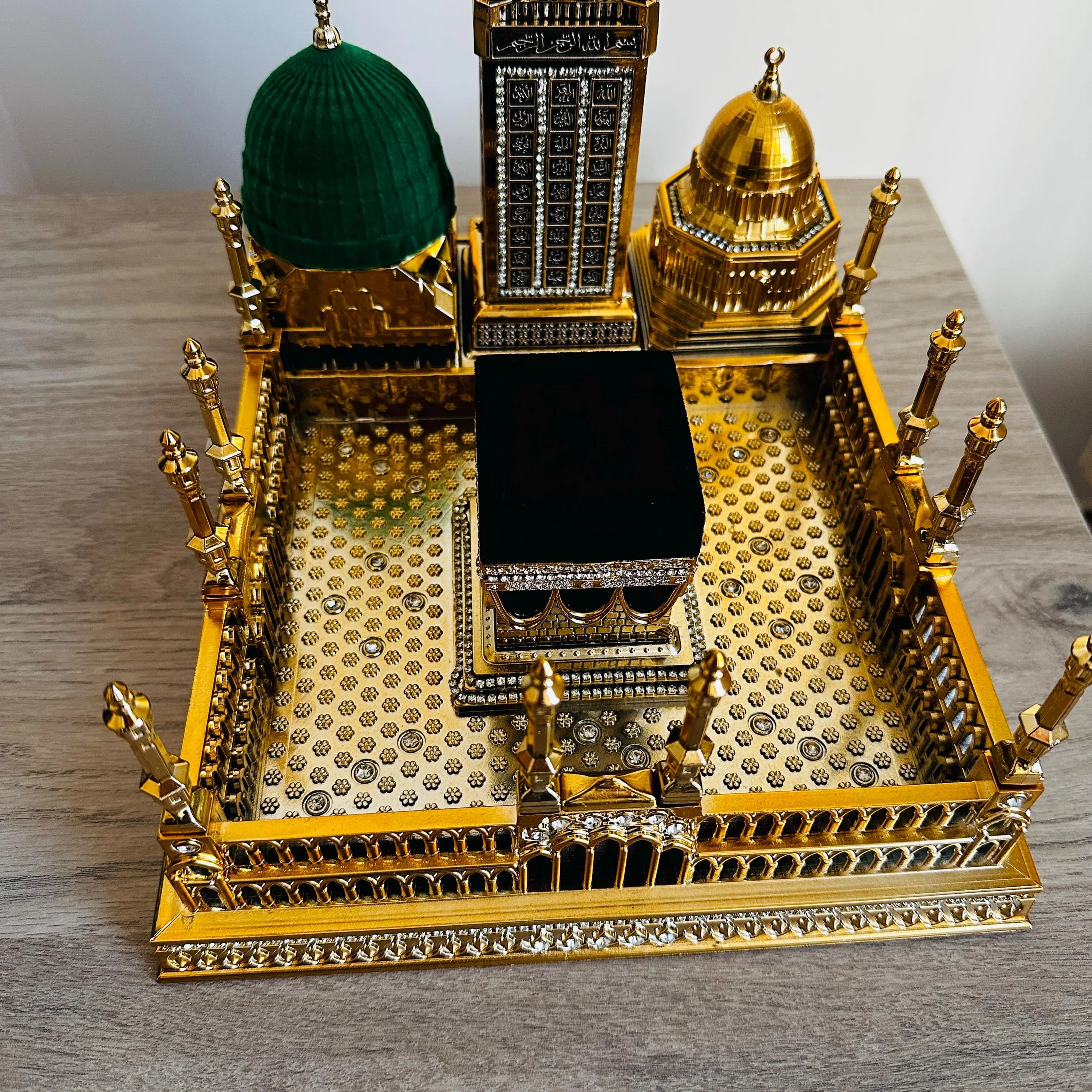 Lux Islamic Decor: Kaaba, Green Dome, Al-Aqsa, Zamzam Clock Tower, Muslim Home Decor - image 4