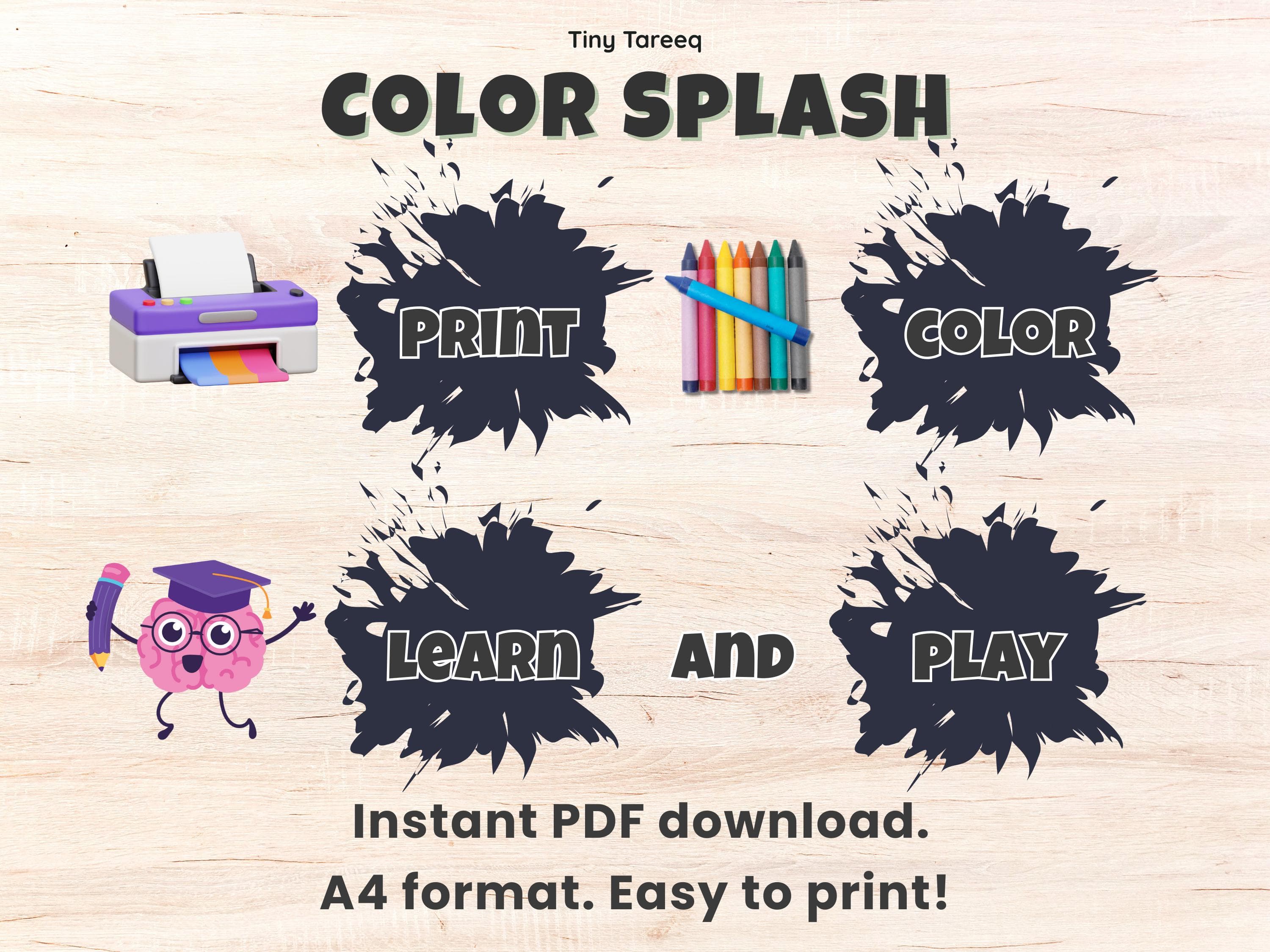 Emotions Coloring Pages for Kids: Joy, Sadness, Calm (Printable PDF A4 Size) - image 4