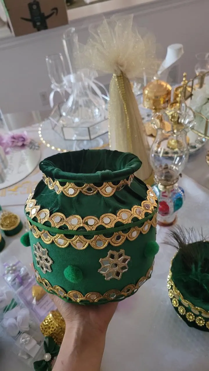 Custom Koza for Afghan Wedding and Henna Nights