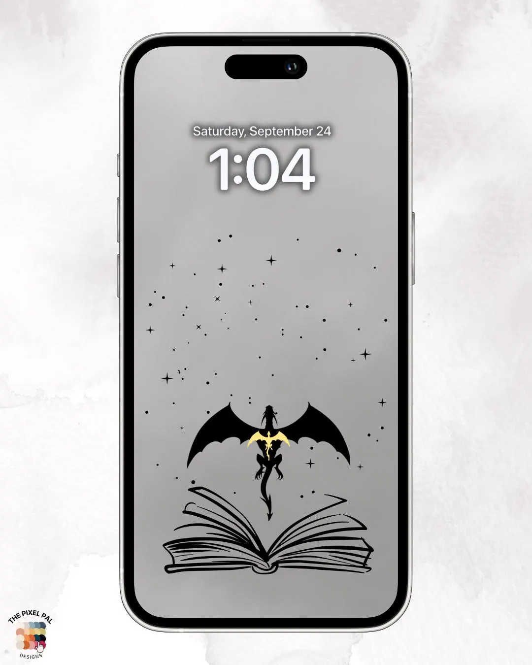Fourth Wing Dragon Wallpaper | Sgaeyl and Tairn Inspired Digital Background for iOS and Android - image 3