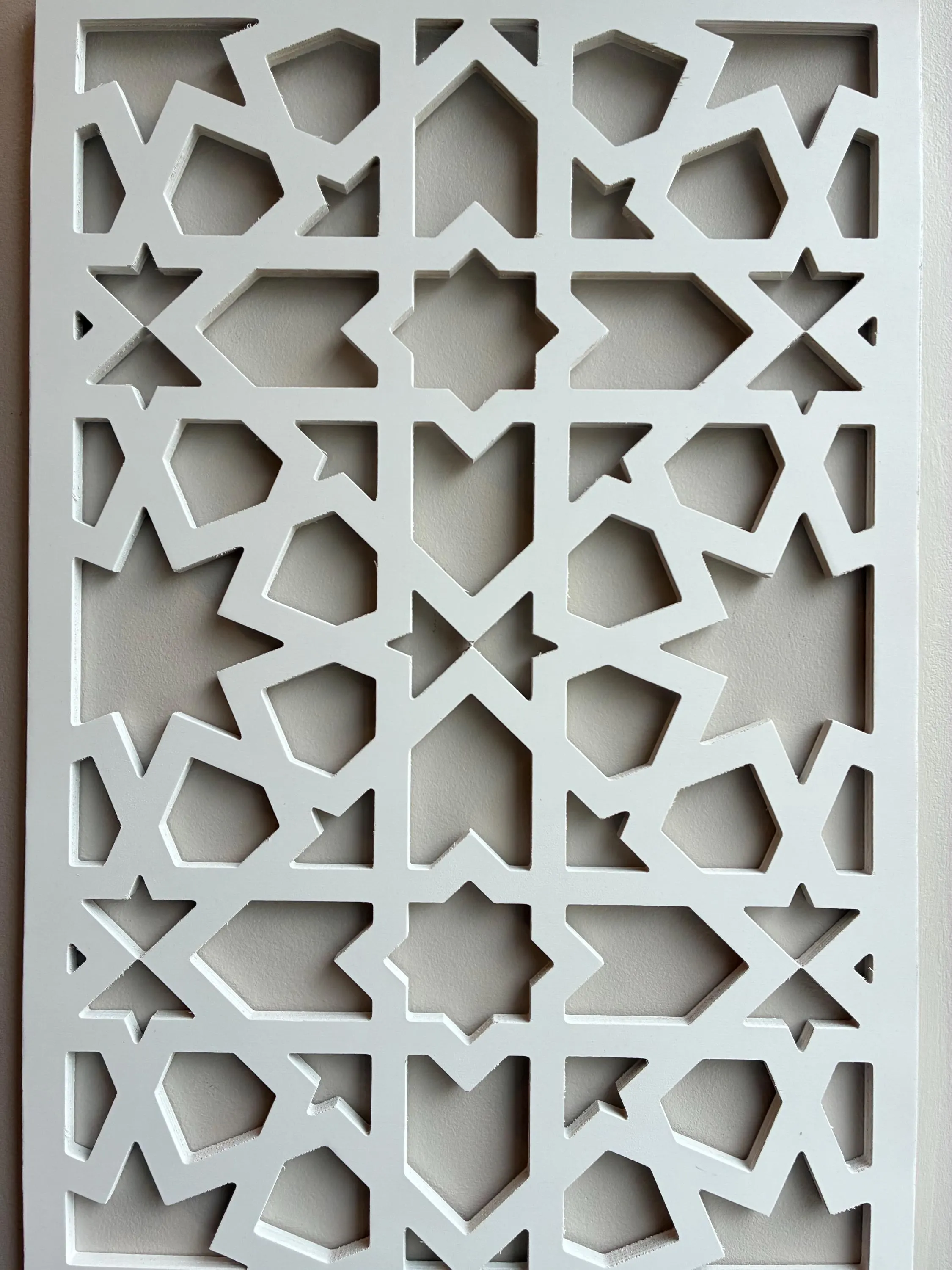 Wooden Geometric Wall Art | Moroccan Inspired Pattern | Modern Home Decor - image 3