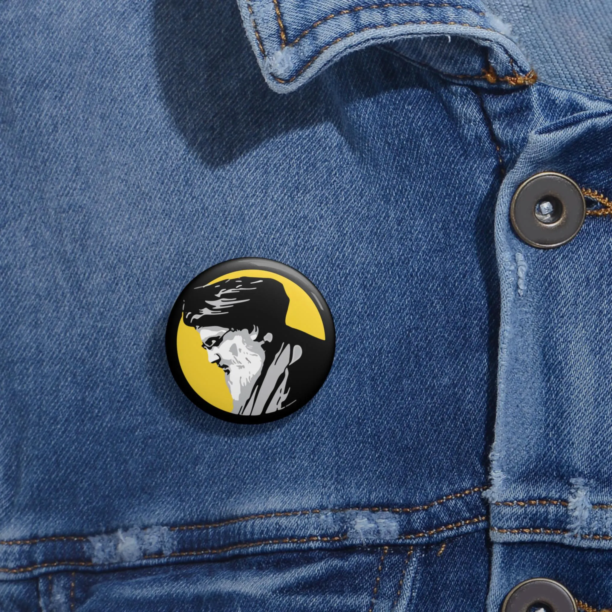 Syed Hassan Artwork Pin Button | Shia Islamic Badge | 3 sizes - image 3