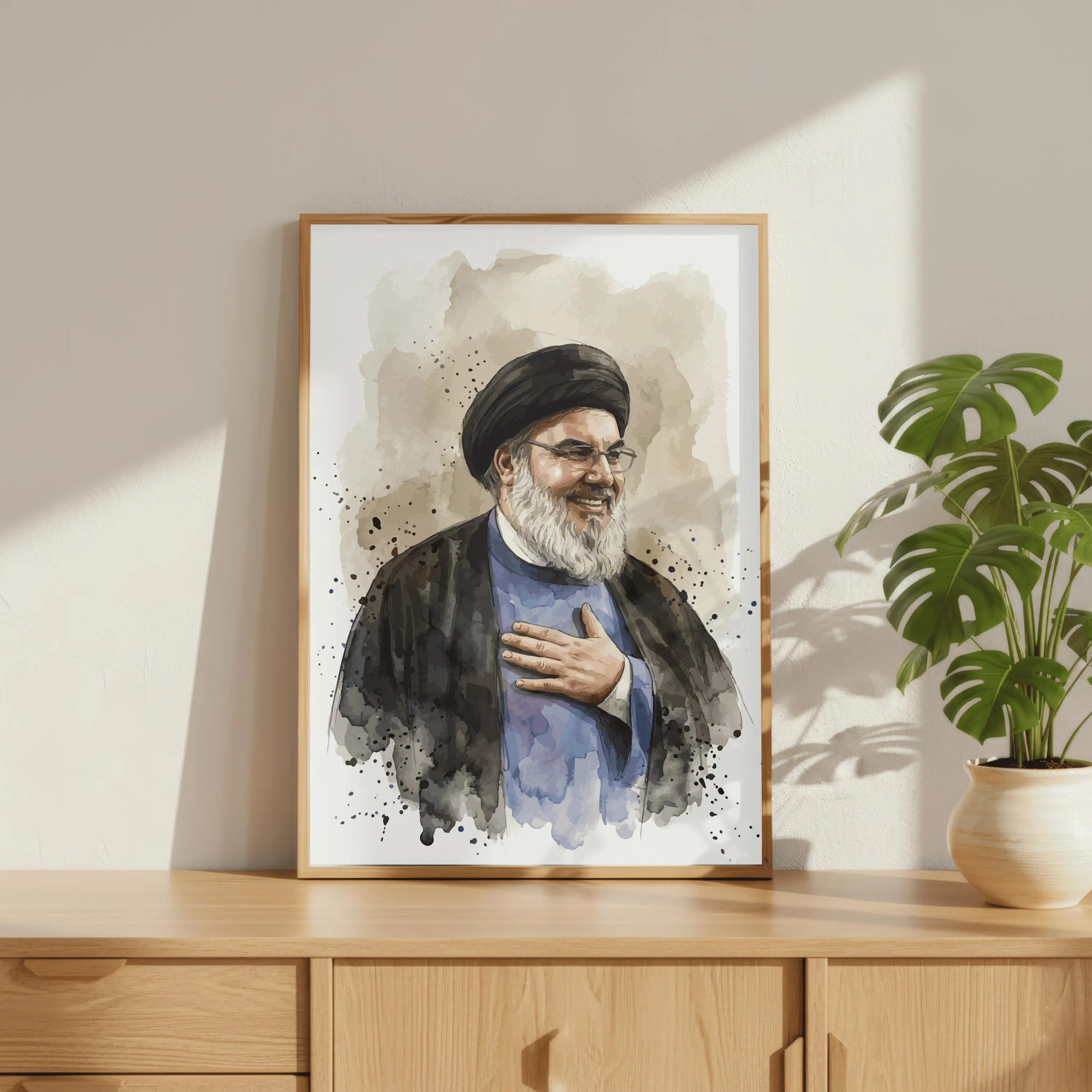 Syed Photo Watercolour Printable Artwork | Shia home decor - image 4