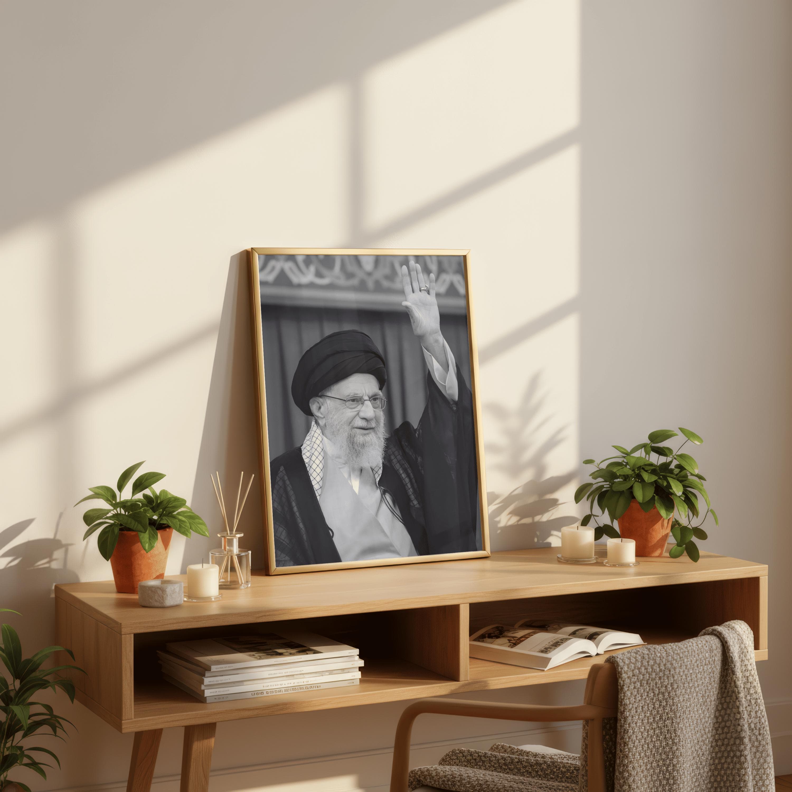 Ayatollah Khamenei Portrait Printable Wall Art, Shia Islamic Print, Digital Download - image 4