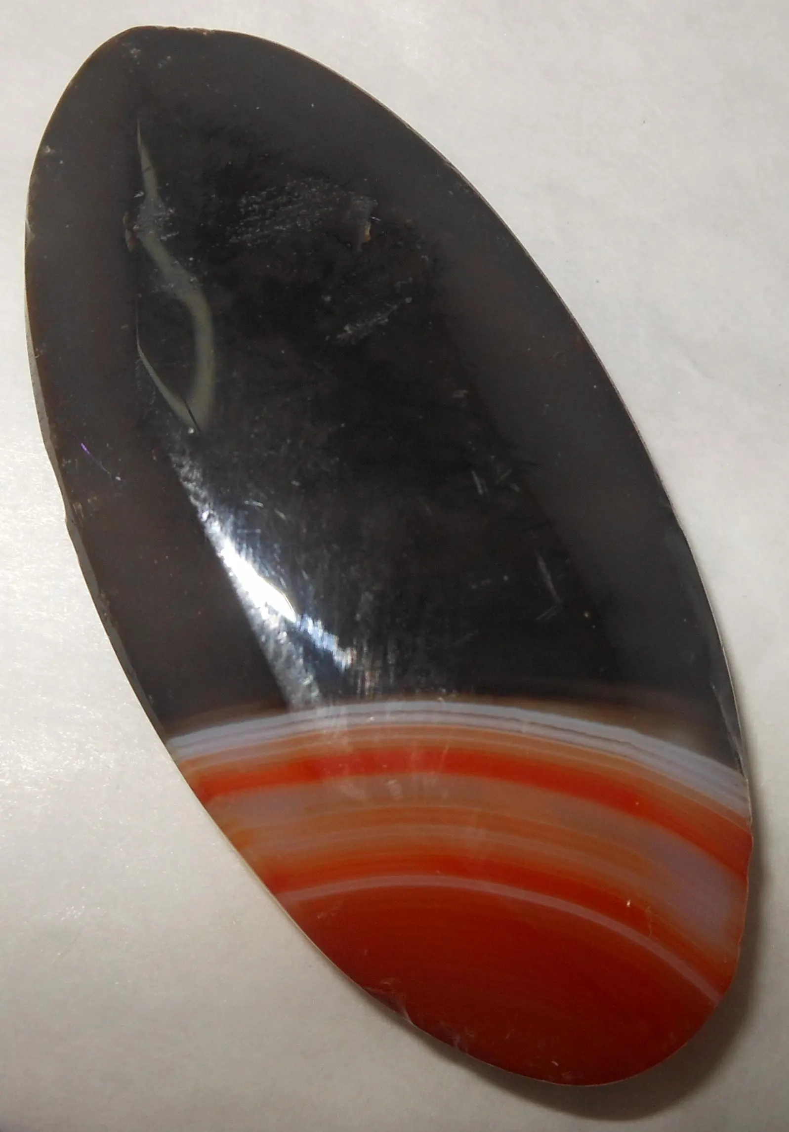 Agata Nera e Sardonica - Amuleto, gemma mistica - Blood Agate - pendant, necklace, earring, cristalloterapia. - image 5