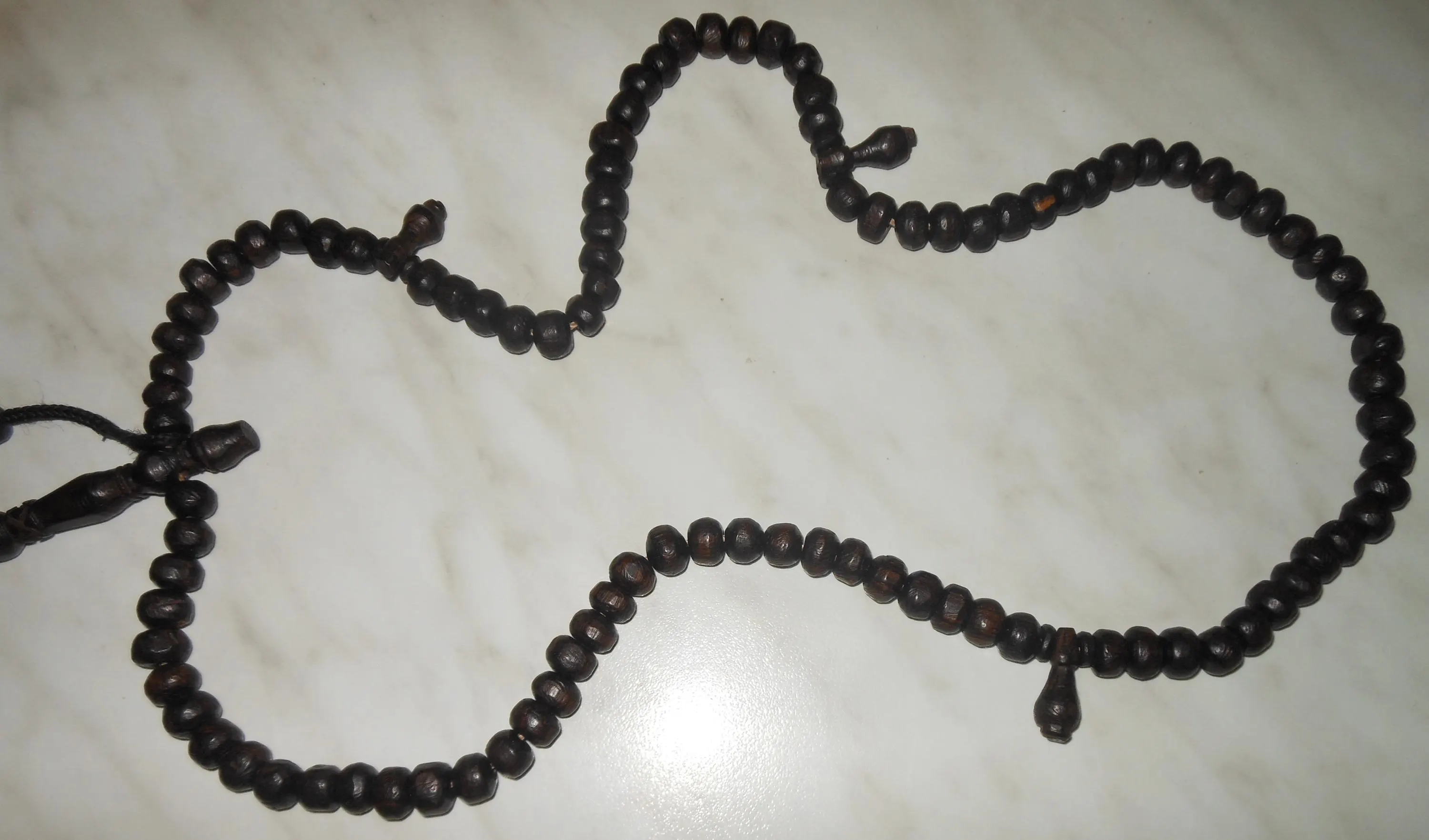 Particolarissima mala buddista tibetano 110 grani GRANDE collana da uomo - boho - image 5