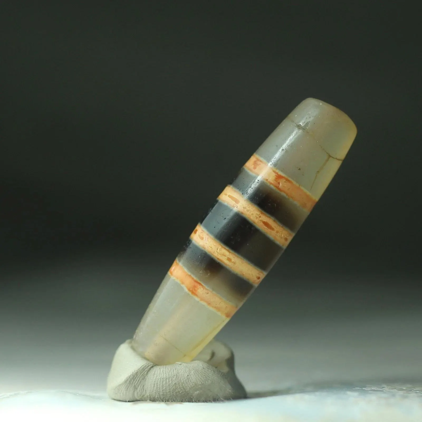 no. 181 - BIG Chumzi - Chung Dzi - Amuleto Dzi Tibetano - Tibetische Dzi Amulett - Tibetan Dzi Amulet