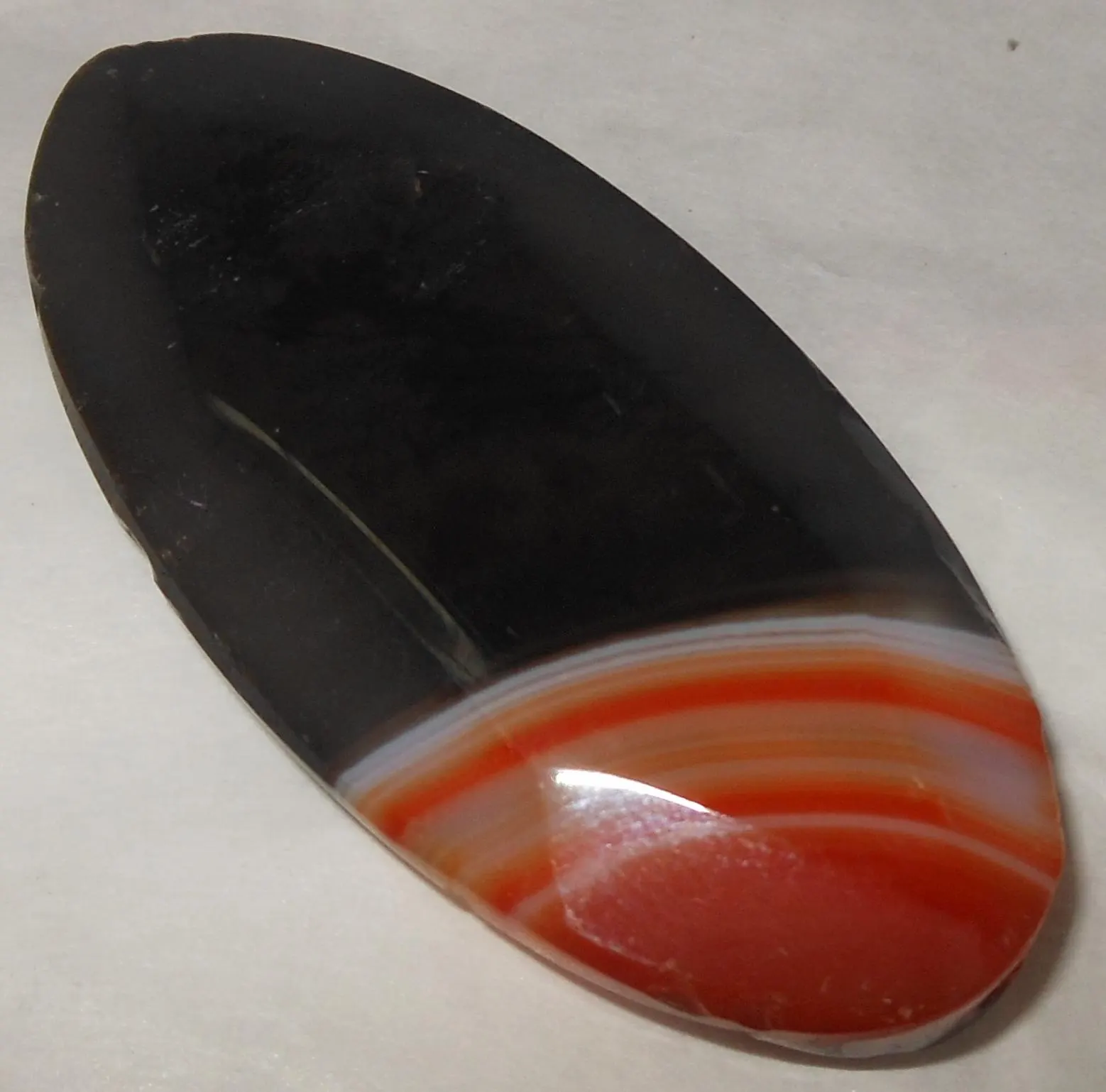 Agata Nera e Sardonica - Amuleto, gemma mistica - Blood Agate - pendant, necklace, earring, cristalloterapia. - image 3