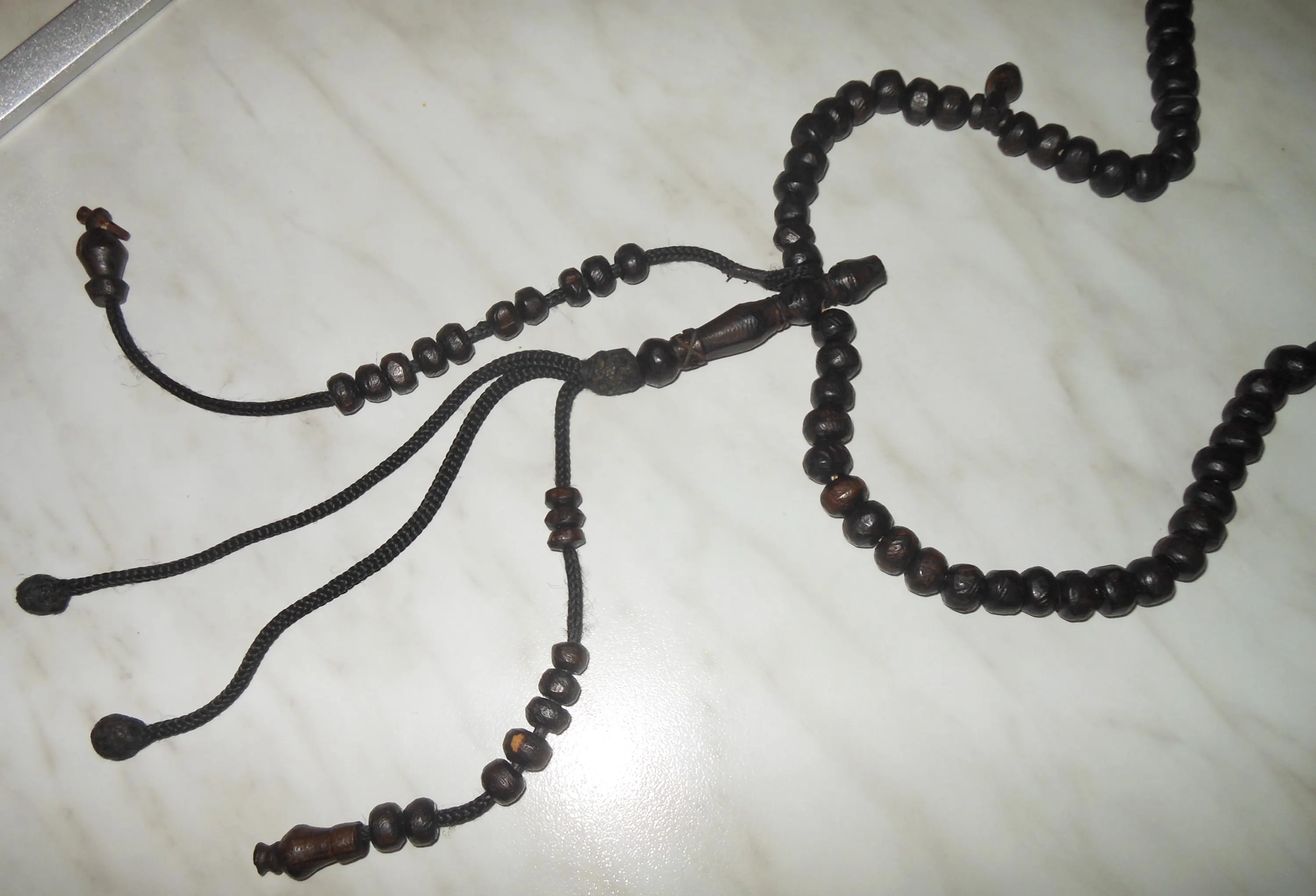 Particolarissima mala buddista tibetano 110 grani GRANDE collana da uomo - boho - image 4