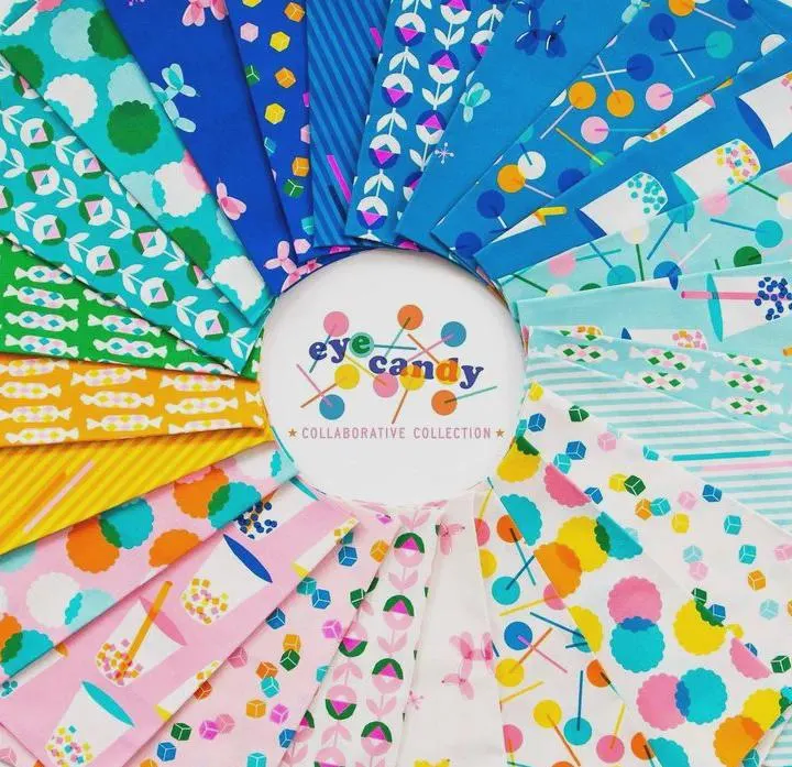 Eye Candy - 5" charm pack - Ruby Star Society Collaborative Collection moda fabrics oop htf - image 3