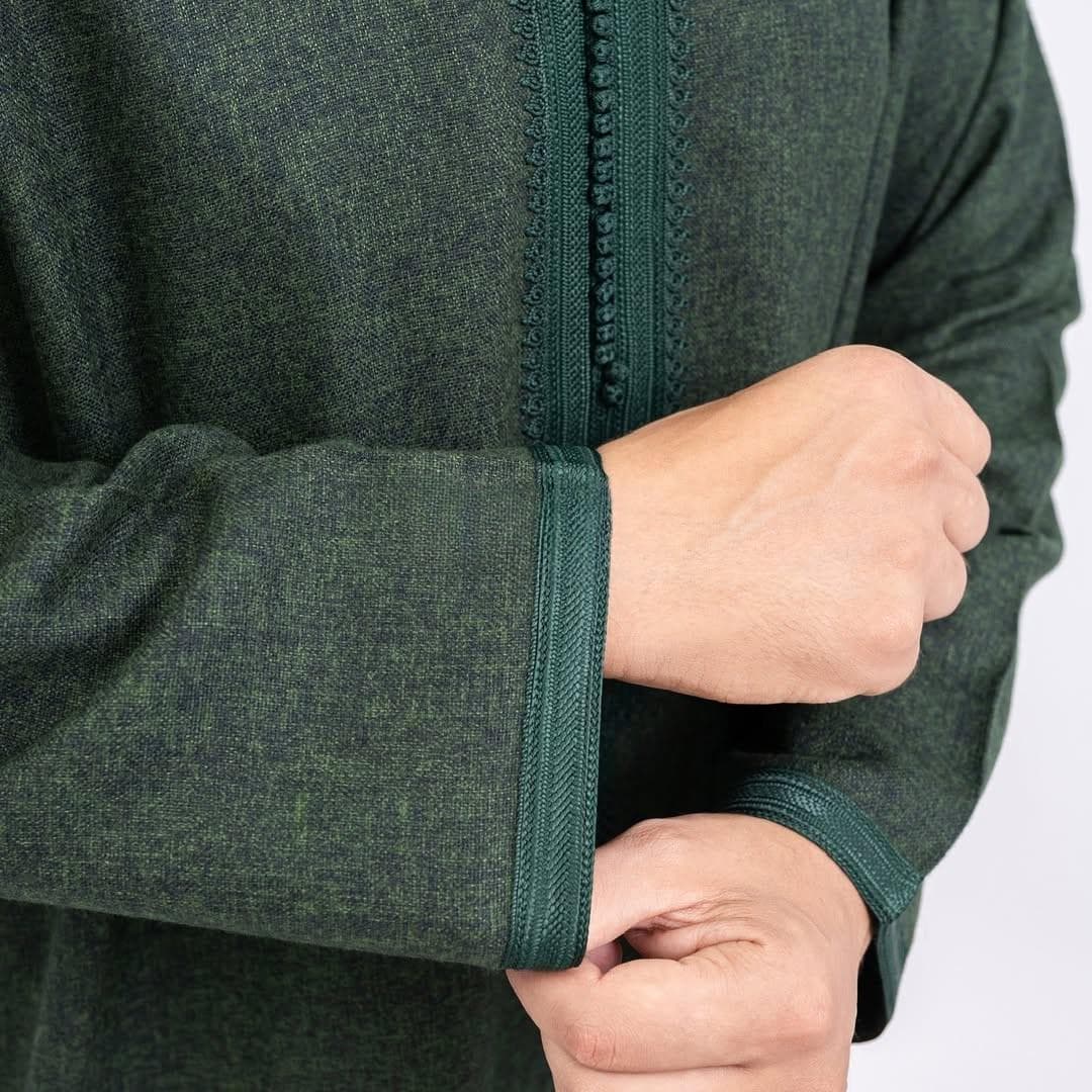 Handmade Moroccan Wool Djellaba for Men – Hooded Long Caftan for Winter - Traditional Warm Men’s Thobe - Moroccan Jellaba for Cold Weather - image 5