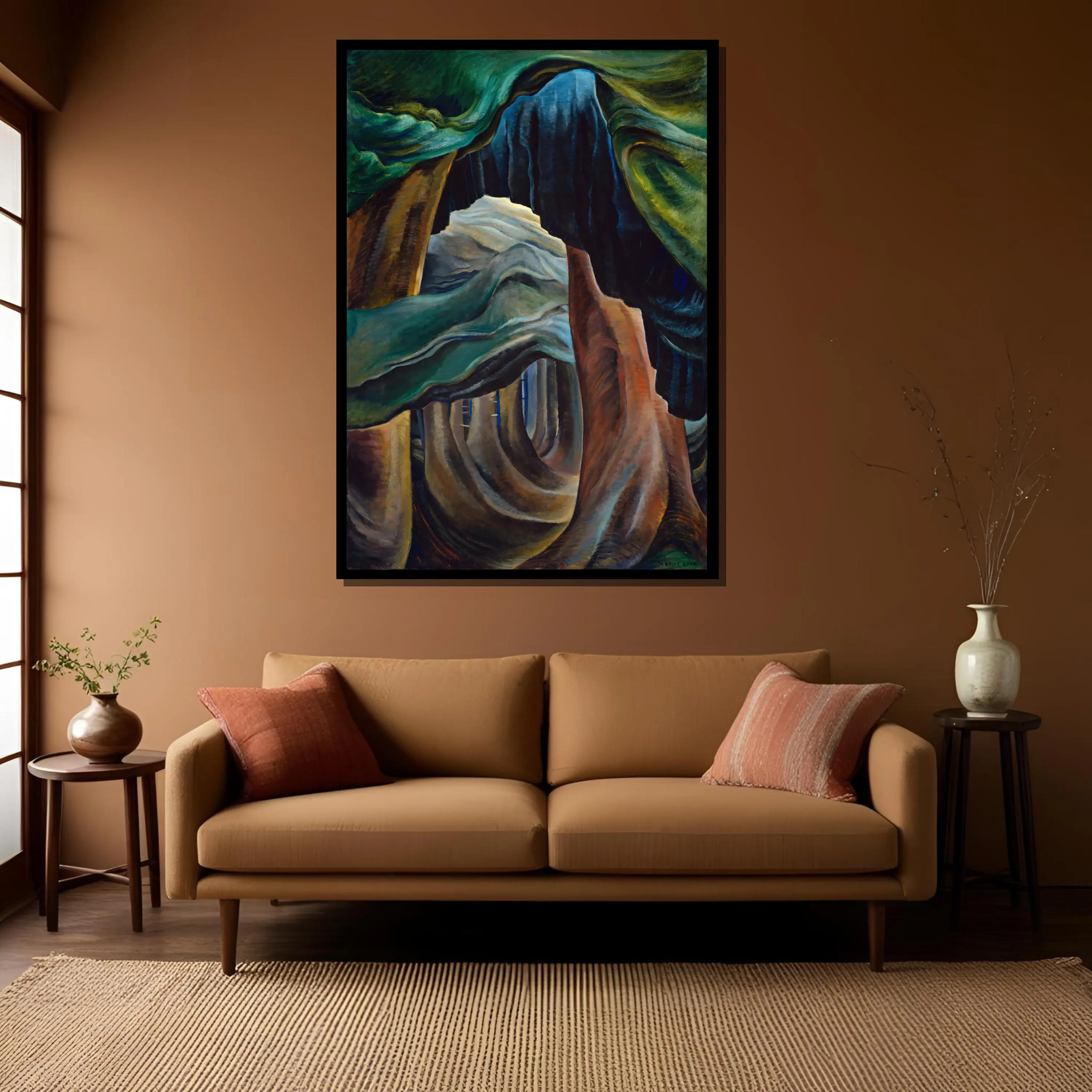 Emily Carr Forest Print, British Columbia Art, Cubism Post-Impressionism - image 3