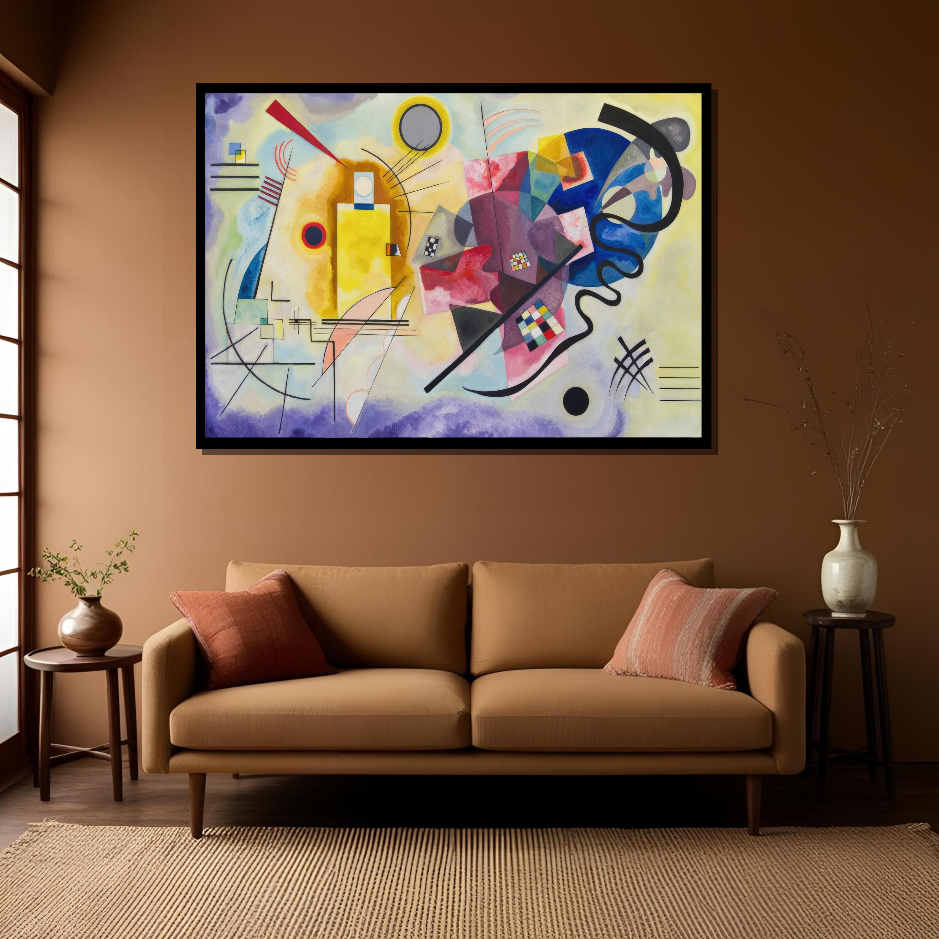 Kandinsky Abstract Art Print, Modern Geometric Wall Decor - image 3
