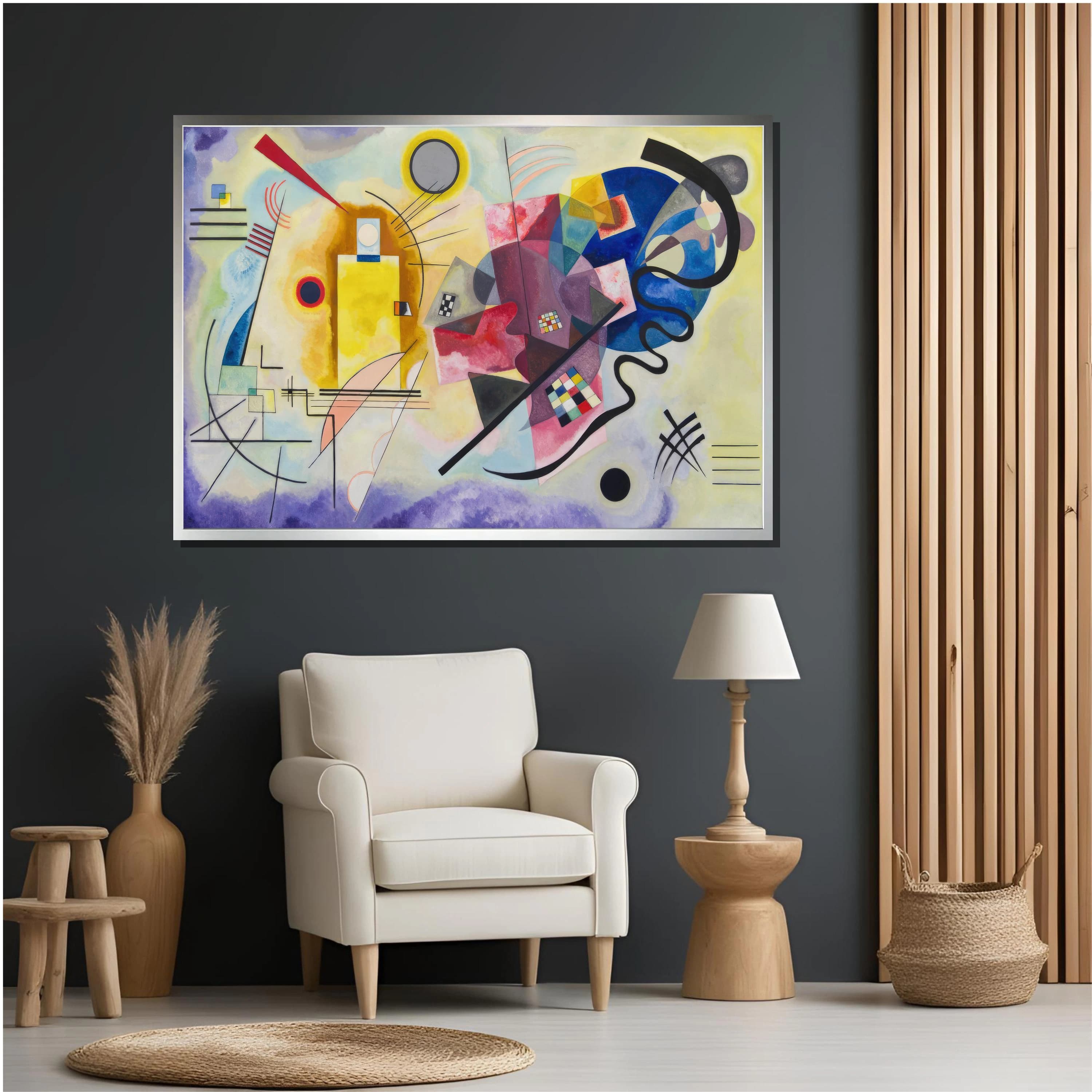 Kandinsky Abstract Art Print, Modern Geometric Wall Decor - image 4