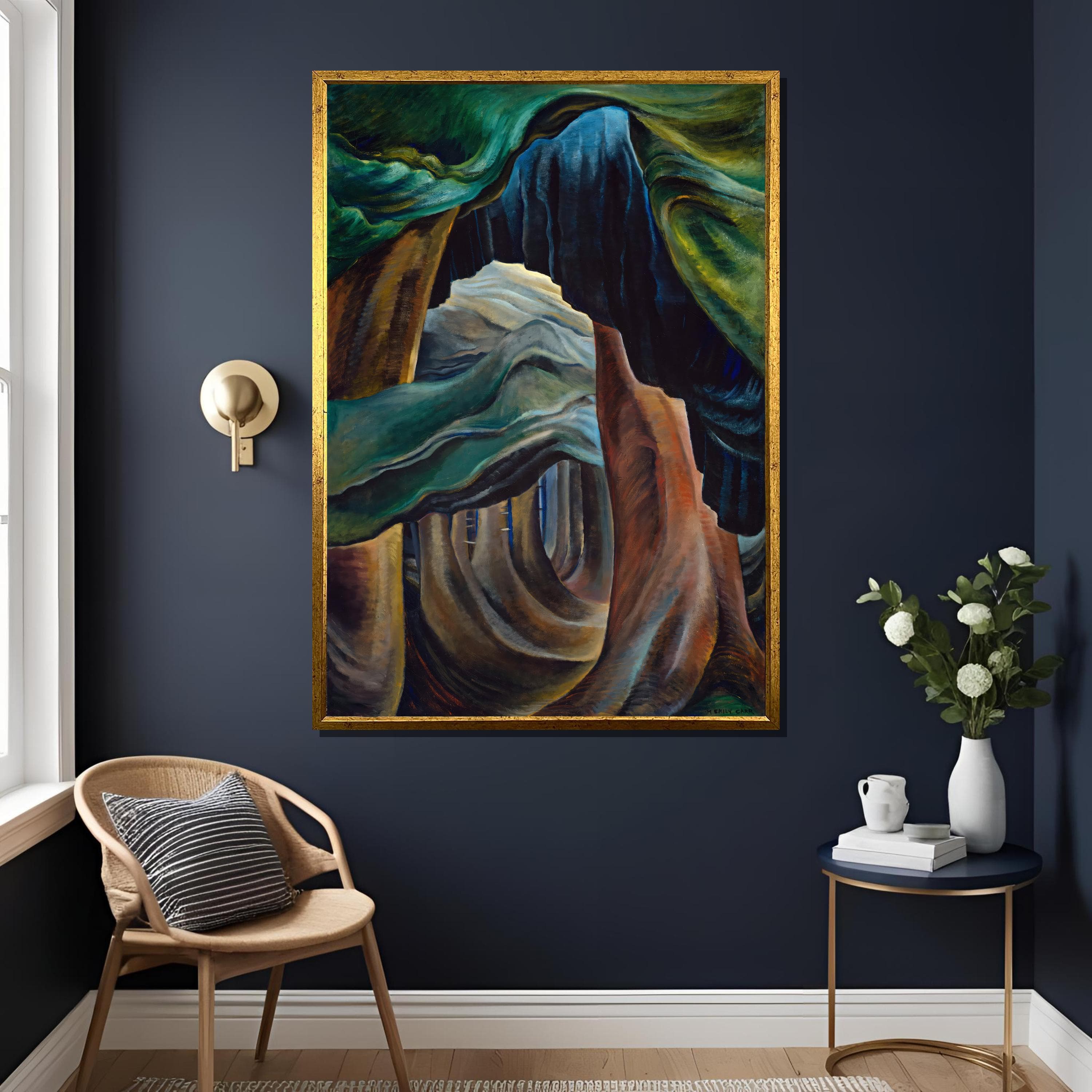 Emily Carr Forest Print, British Columbia Art, Cubism Post-Impressionism - image 2