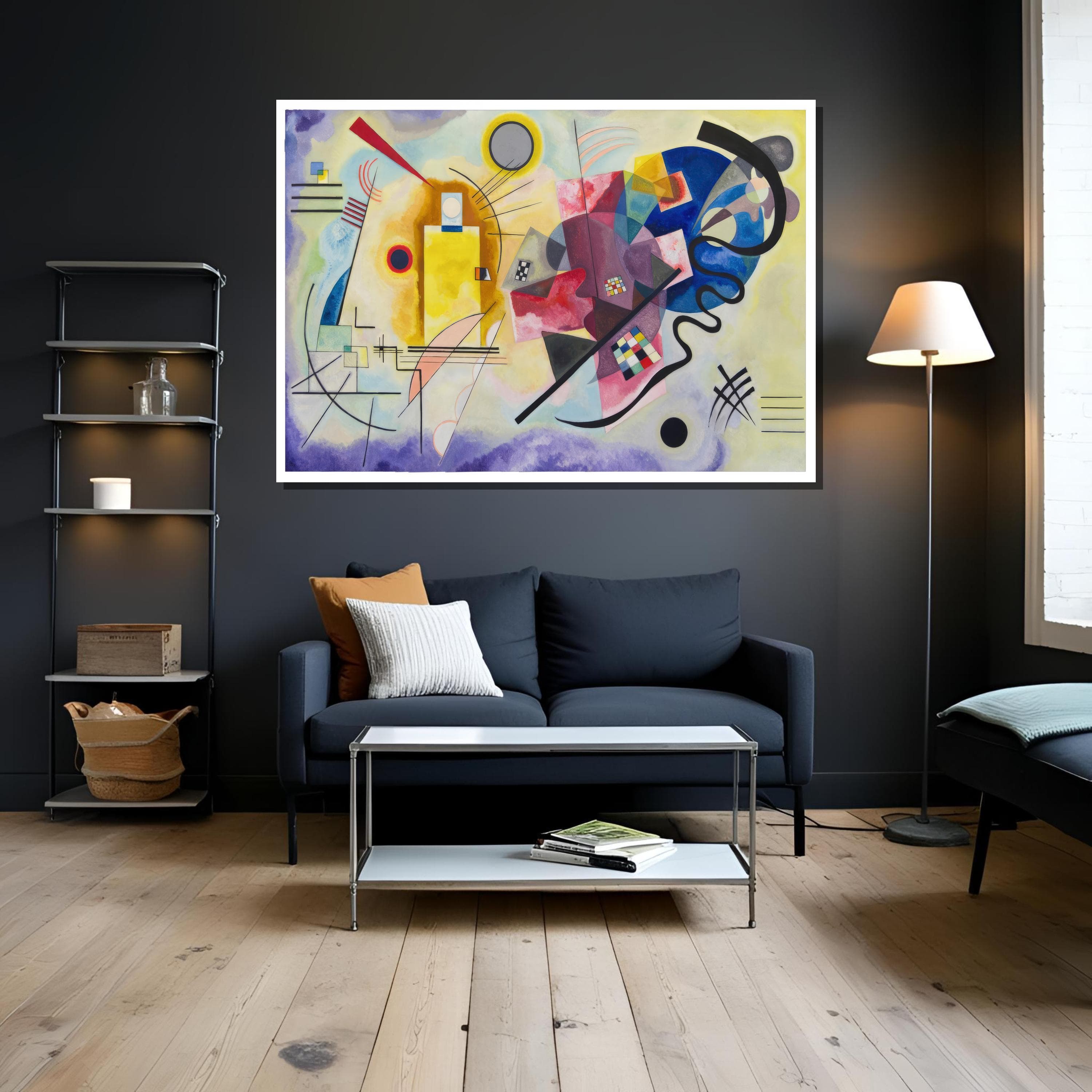 Kandinsky Abstract Art Print, Modern Geometric Wall Decor - image 5