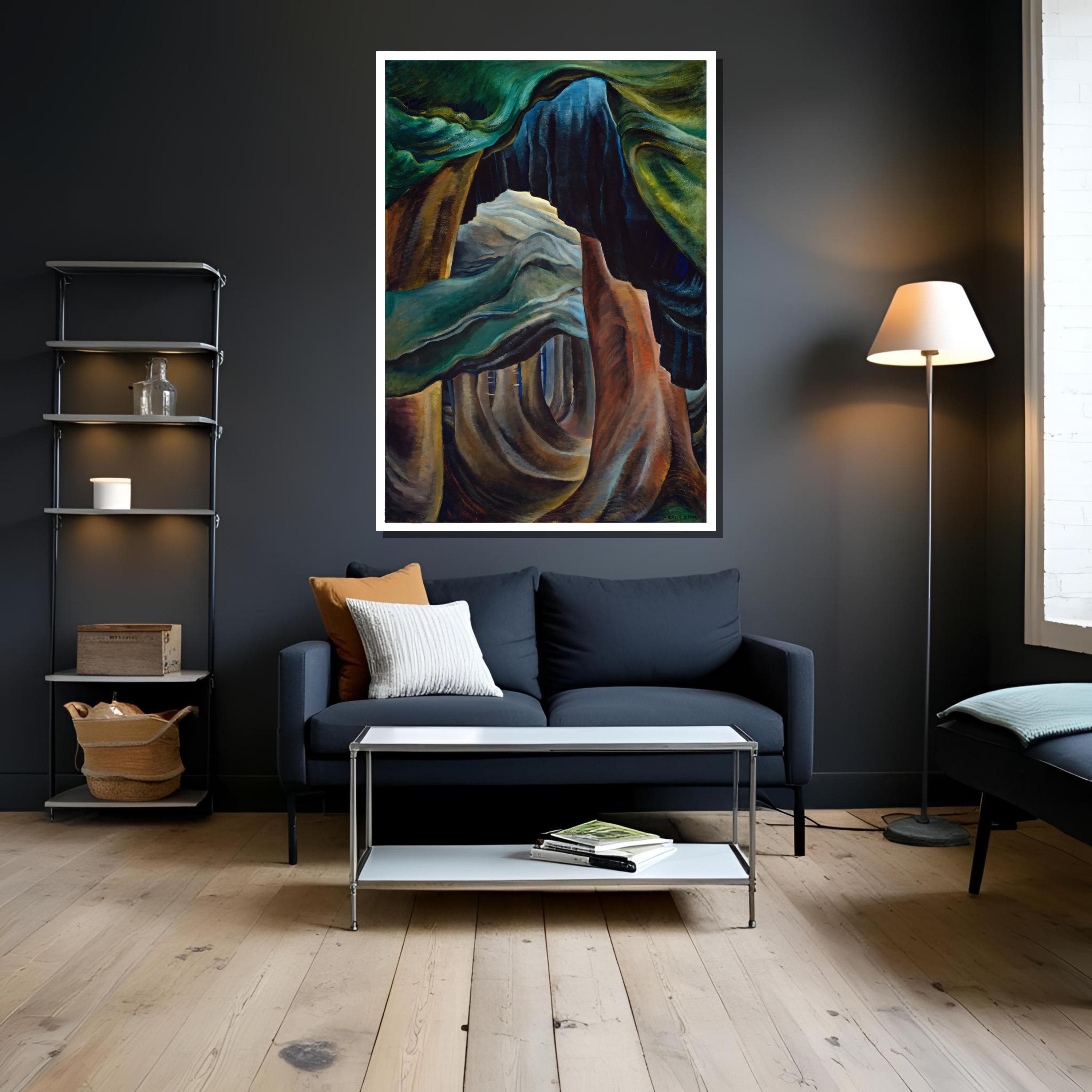 Emily Carr Forest Print, British Columbia Art, Cubism Post-Impressionism - image 5