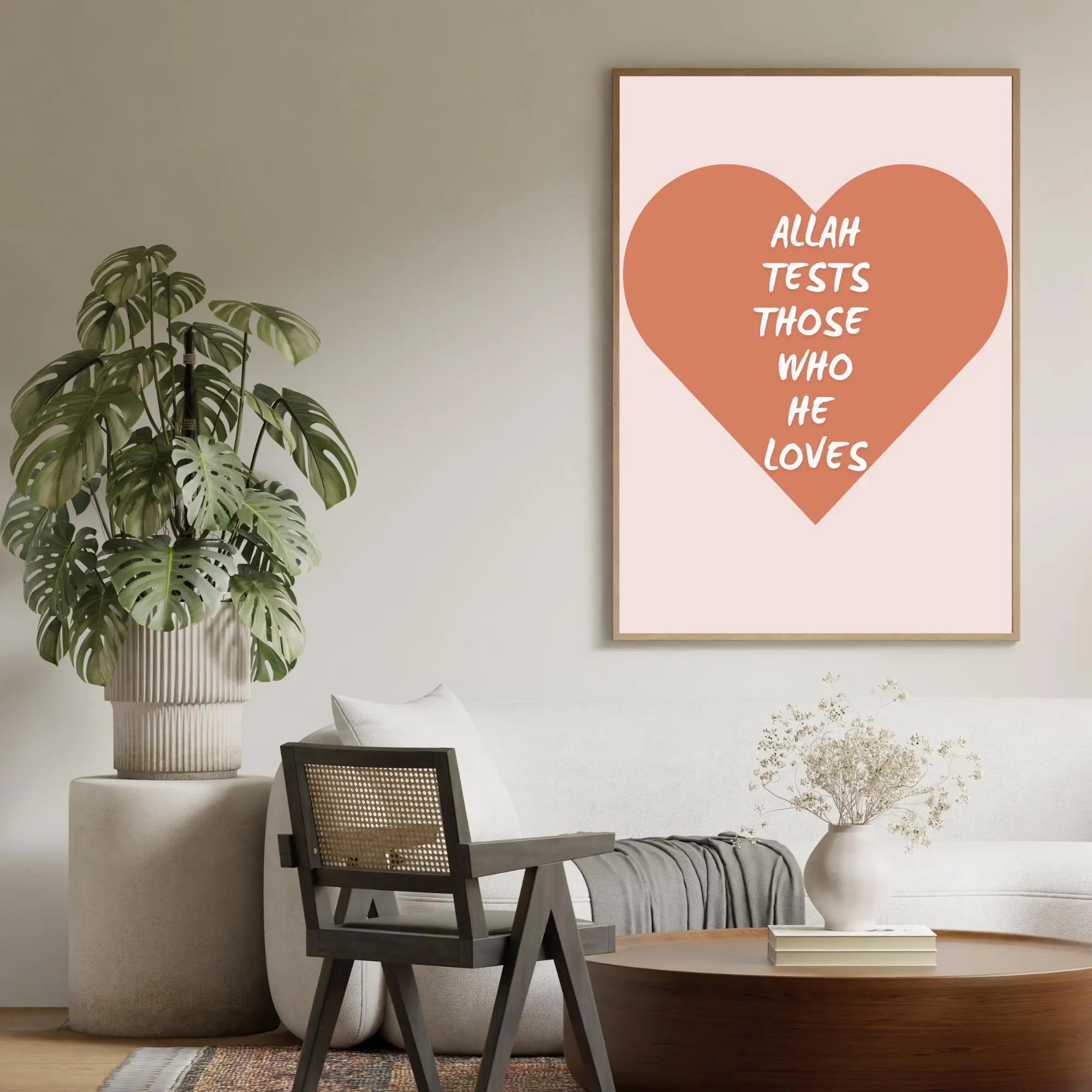 Allah Tests Those Who He Loves Print: Islamic Wall Art for Kids (Instant Download) - image 5