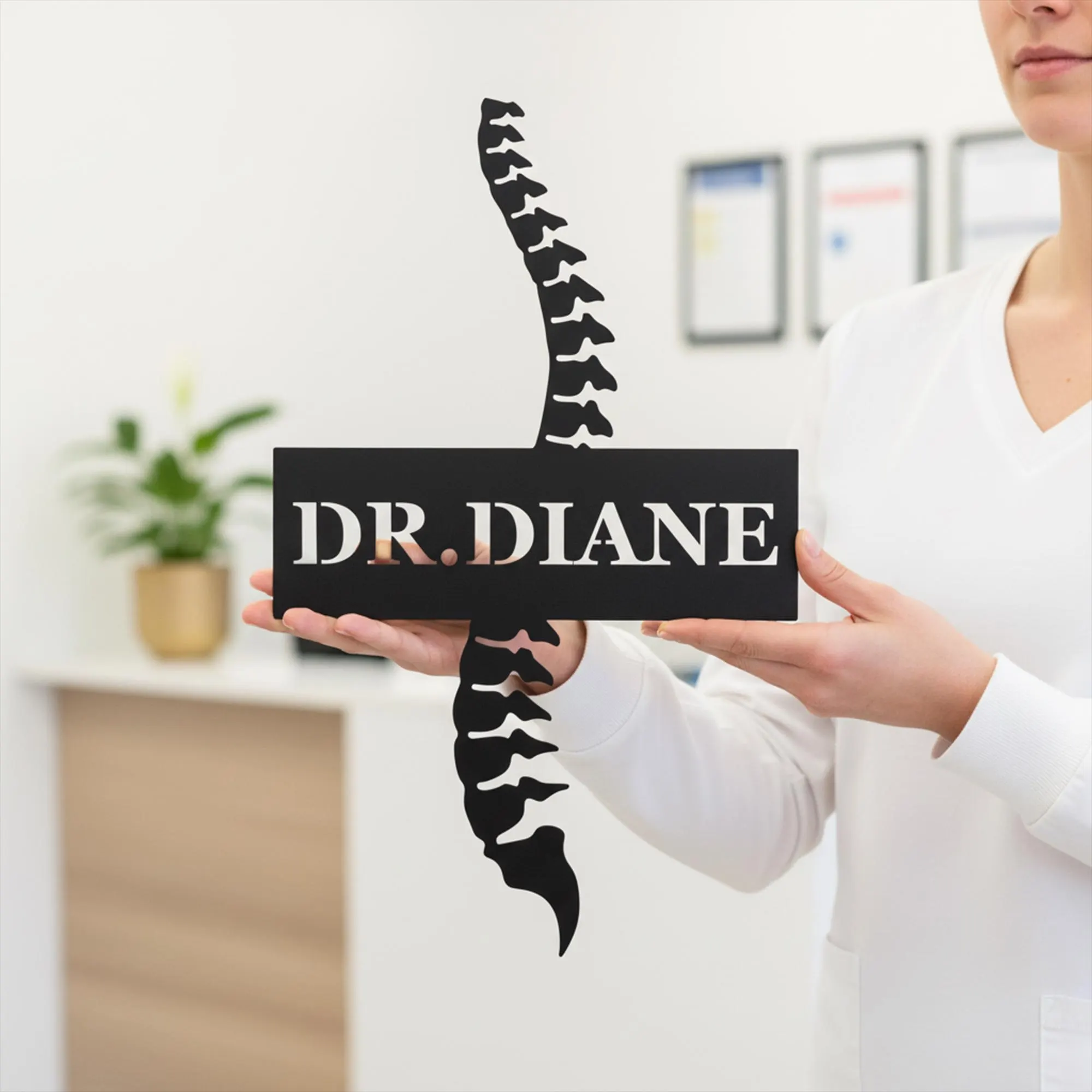 Custom Chiropractor Metal Sign Wall Art, Chiropractor Metal Sign,Chiropractor Wall Decor,Room Decor Gift For Nurse Doctor,Chiropractic Gifts - image 4