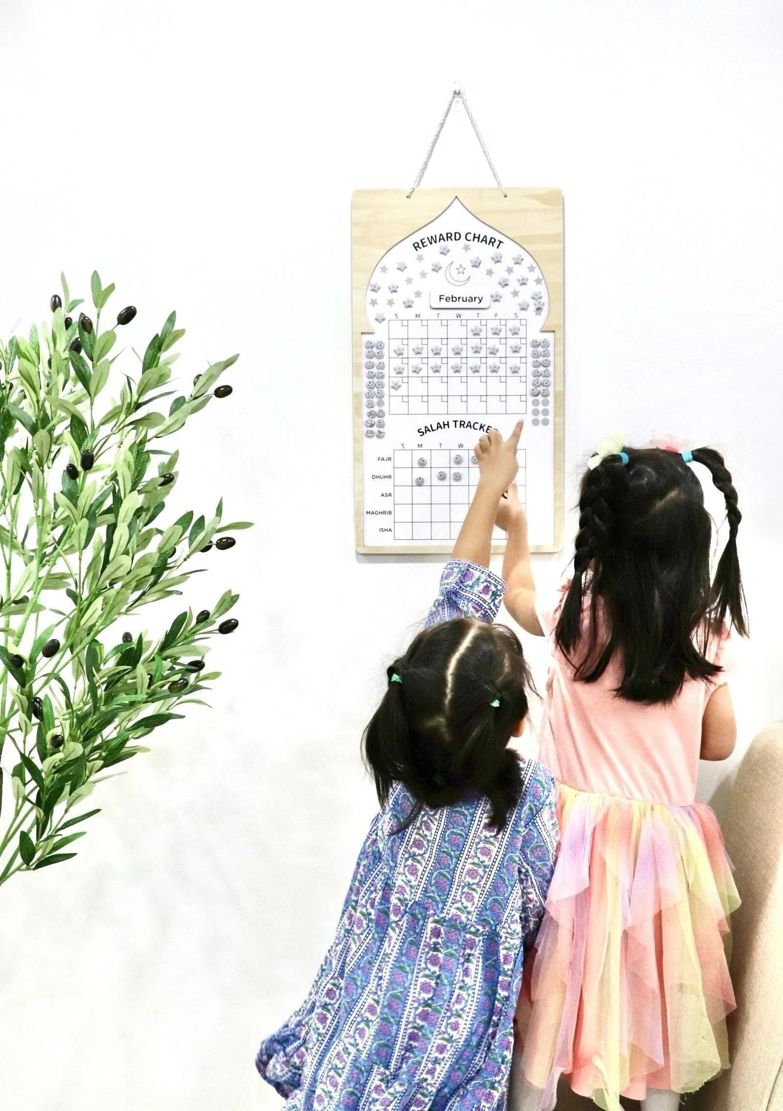 Magnetic Salat Tracker & Good Deed Reward Chart | Quran Salat Mosque Masjid Homeschool Montessori Muslim Islamic Studies Homeschool Ramadan
