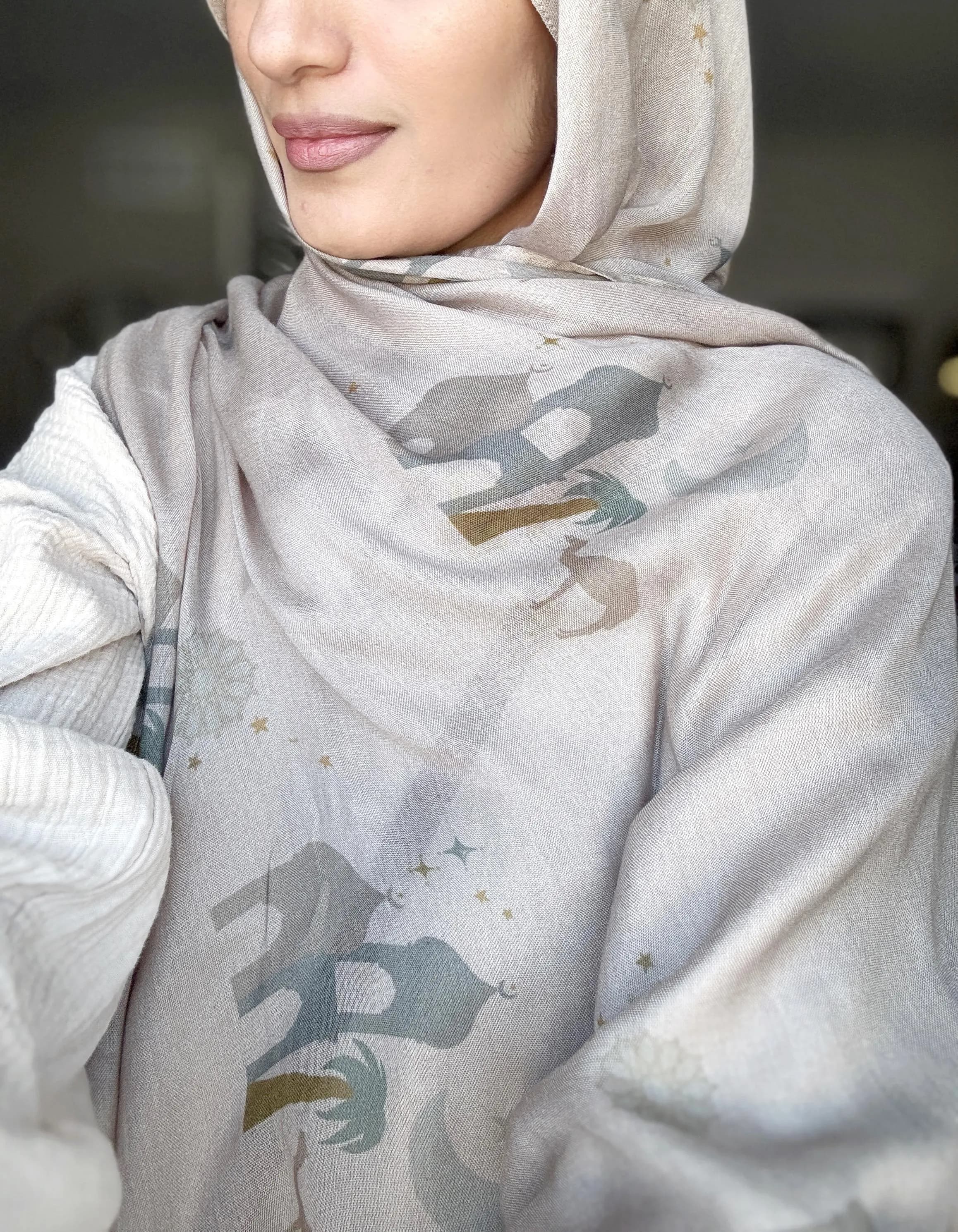 Masjid Lightweight Modal Hijab Mosque Pattern Ramadan Iftaar Taraweeh Events Duaa prayer salah Quran Islamic muslim hajj fasting mosque - image 2
