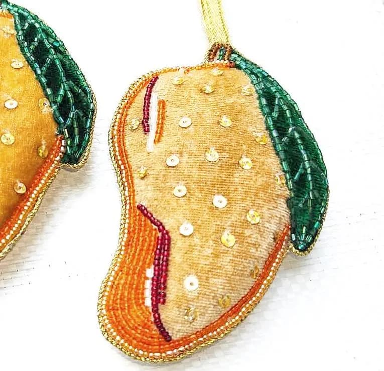 South Asian Ramadan Eid Decor Heirloom Garland Ornaments | Handmade embellished Mosque Islam Arabic Masjid muslim madinah Quran Palestine samosa mango india jalebi roohafza