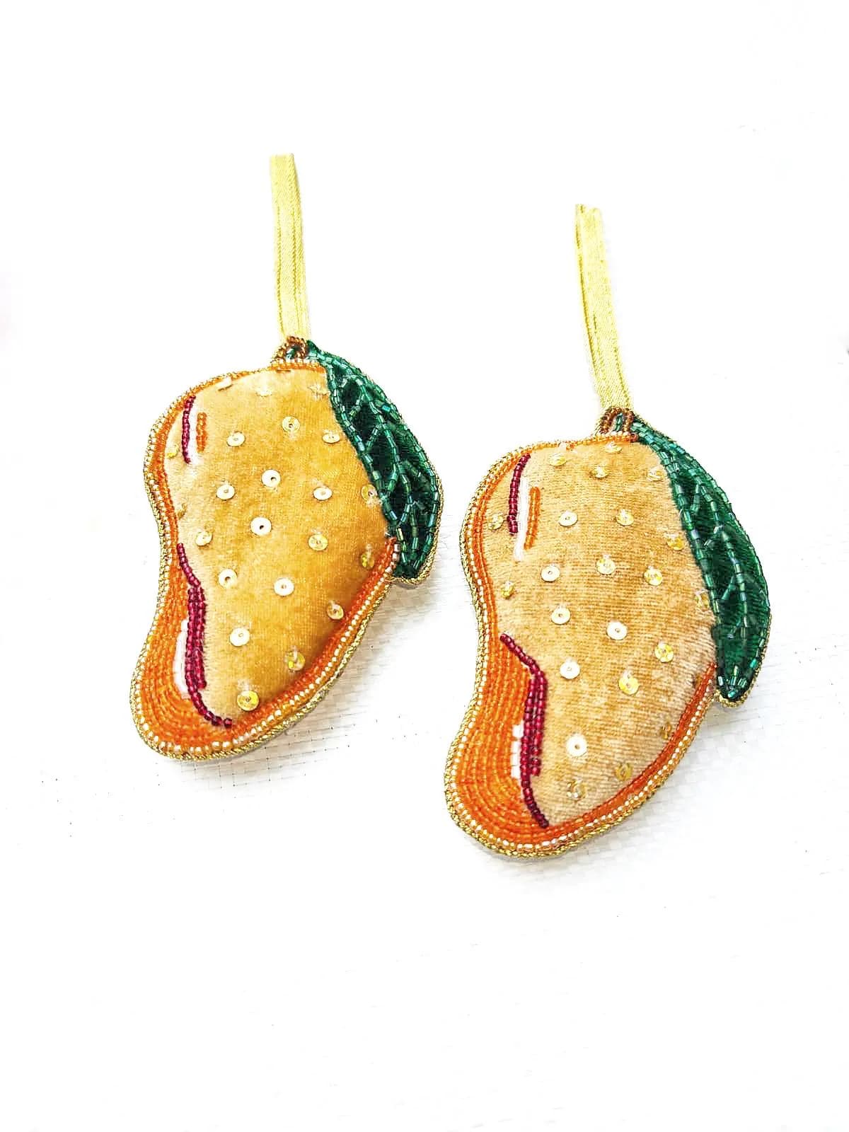 South Asian Ramadan Eid Decor Heirloom Garland Ornaments | Handmade embellished Mosque Islam Arabic Masjid muslim madinah Quran Palestine samosa mango india jalebi roohafza