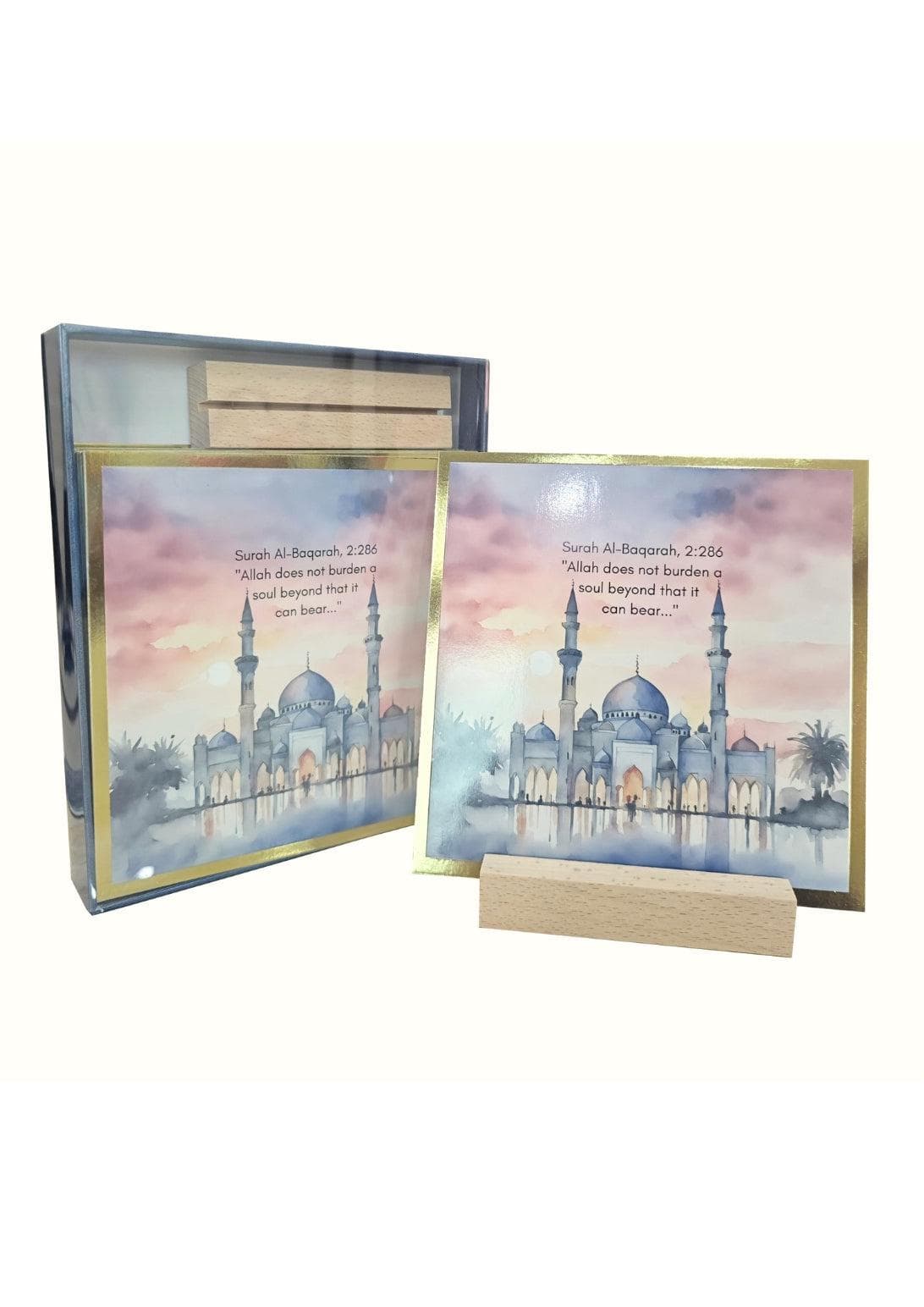 PREORDER 30 Days of Inspirational Quran Mosque Gold Foil Cards Eid Mubarak Ramadan Iftaar Duaa salah musallah Islamic muslim hajj fasting