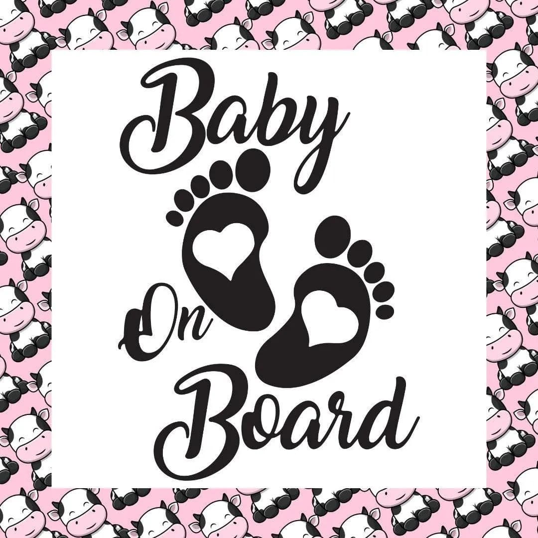 Baby On Board Car Window Bumper Sticker Vinyl Decal - image 5