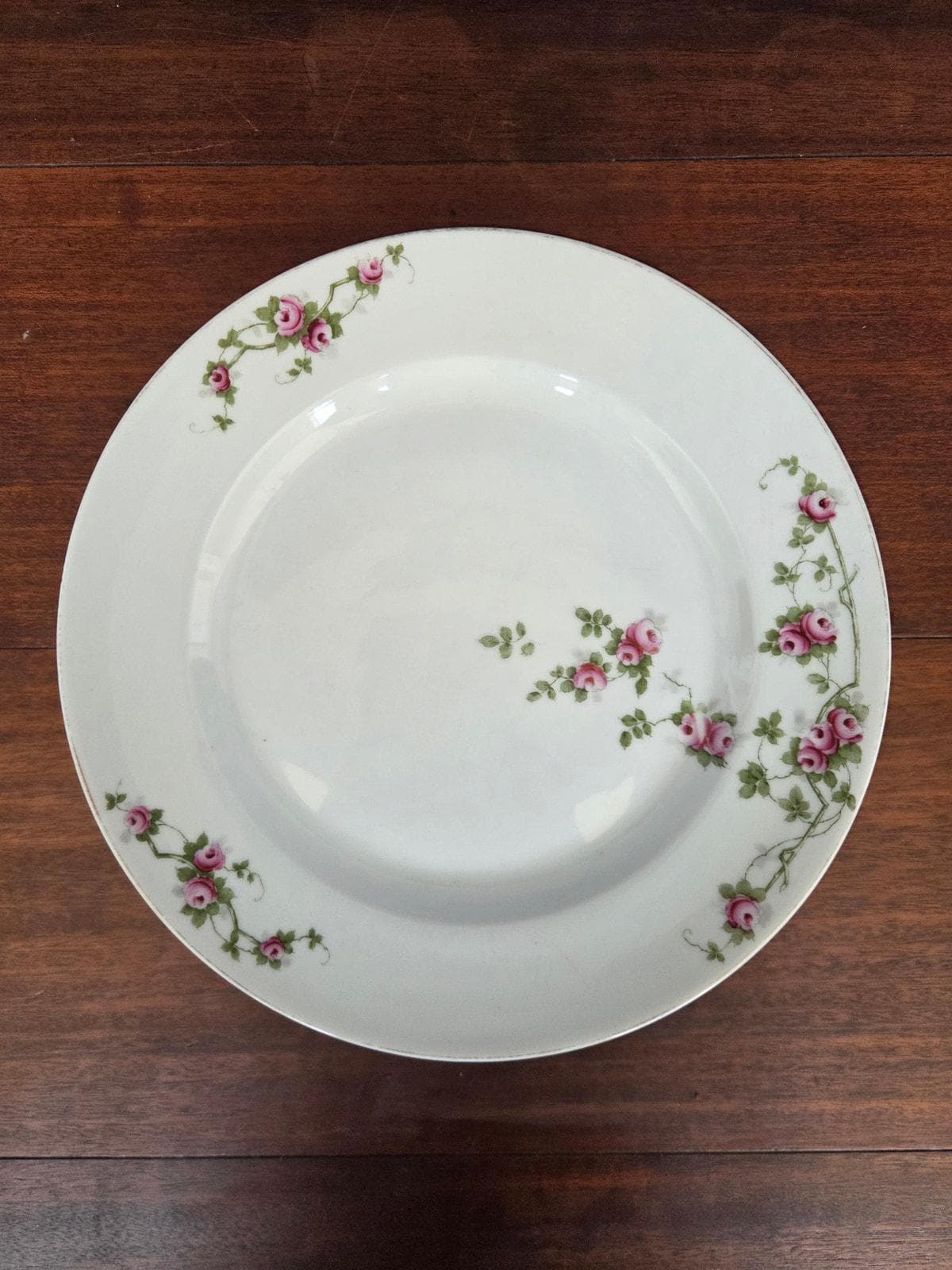 Antique Heinrich & Co Selb Bavaria China Set Pink Rose Garland 40 Pc 1910s - image 5