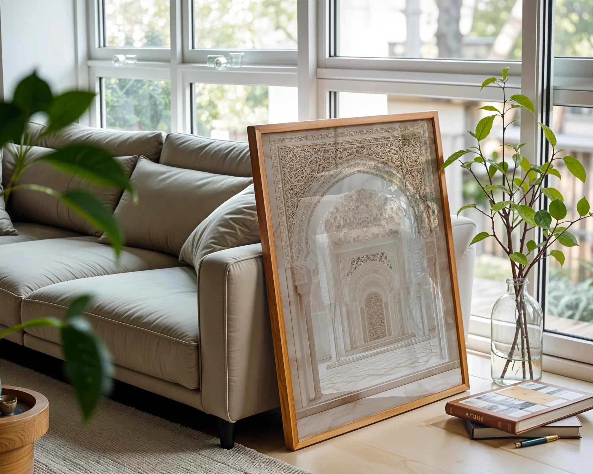 Neutral Islamic Archway Print, Minimalist Mosque Decor (Digital Download) - image 5
