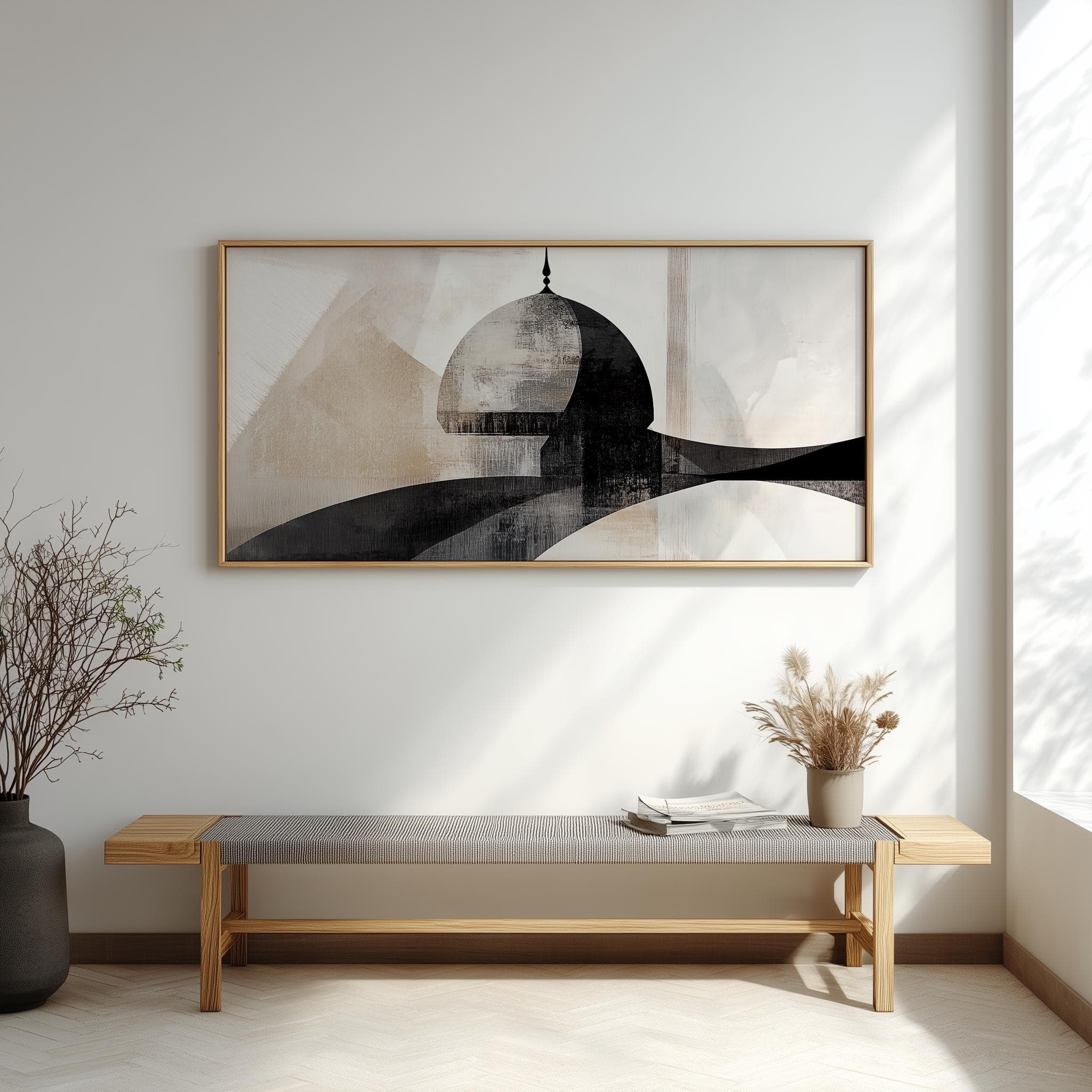 Abstract Masjid Dome Print | Modern Islamic Home Decor (Digital Download) - image 5