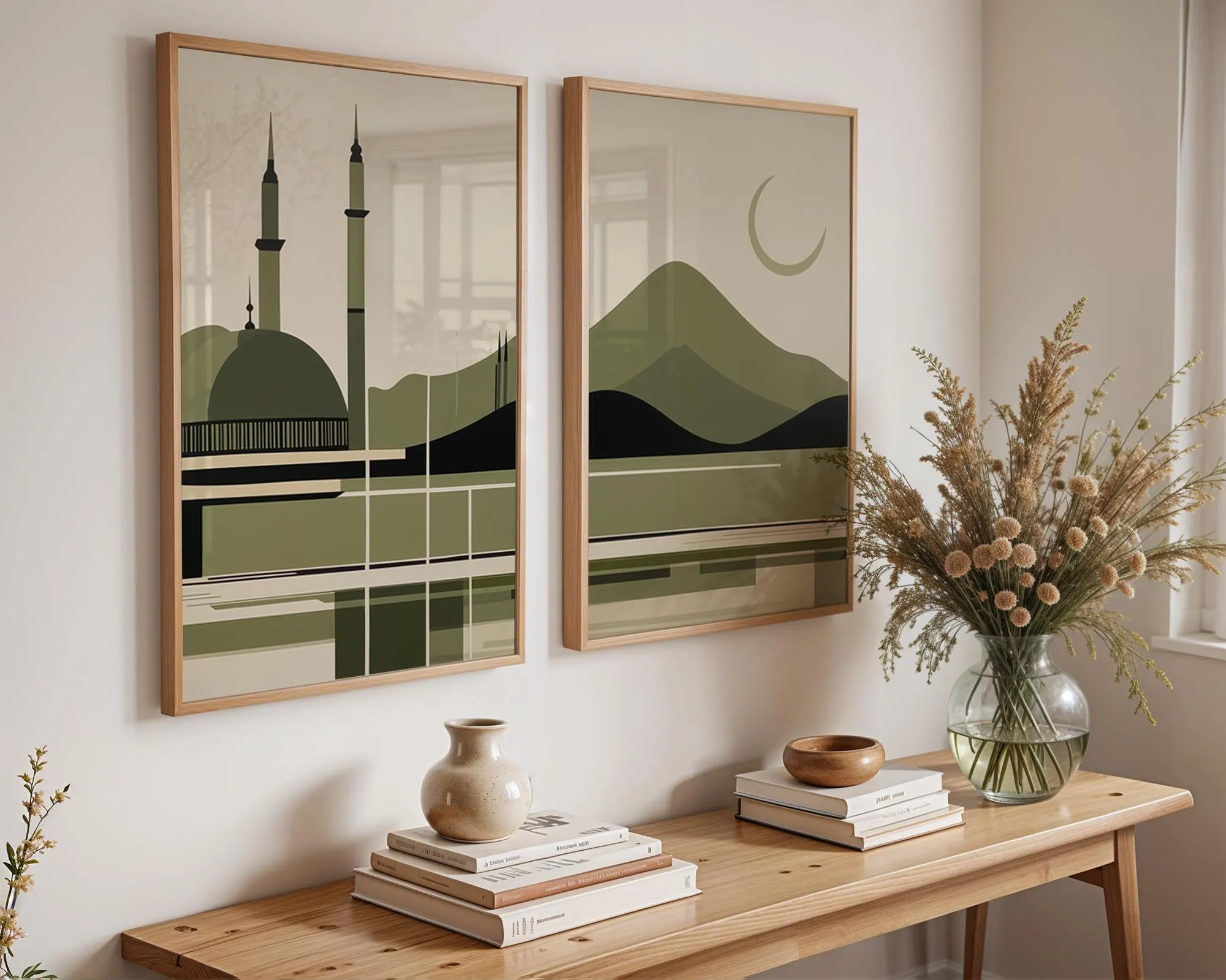 Olive Masjid Print | Medina Landscape, Islamic Home Decor (Digital Download) - image 5