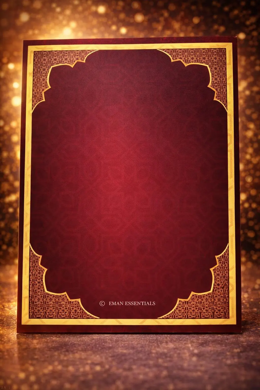 Nikah Certificate, Gold Accent Islamic Marriage Contract, A4 Keepsake (Physical copy) - image 5
