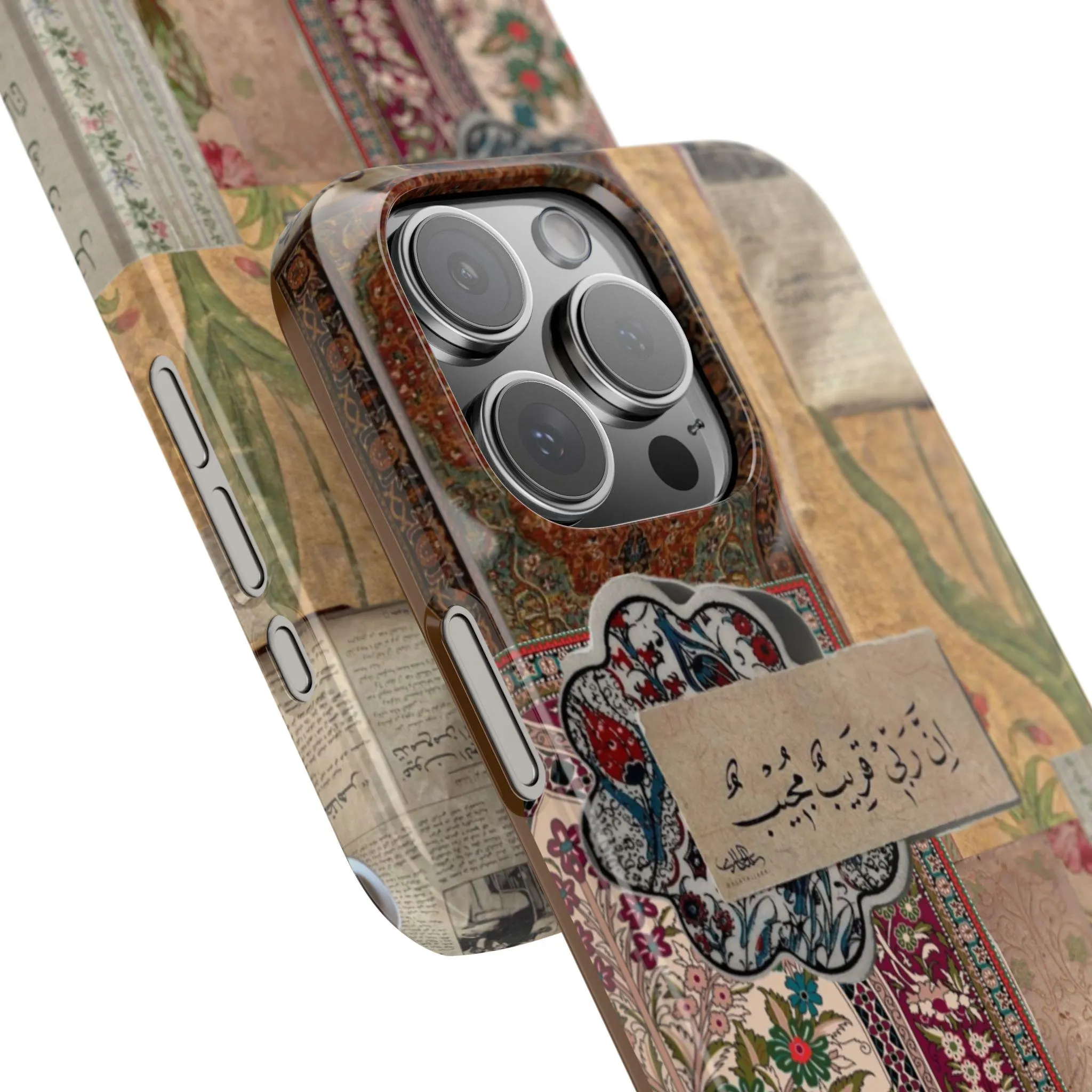 Islamic Floral Slim Phone Cases, Vintage Design - image 3