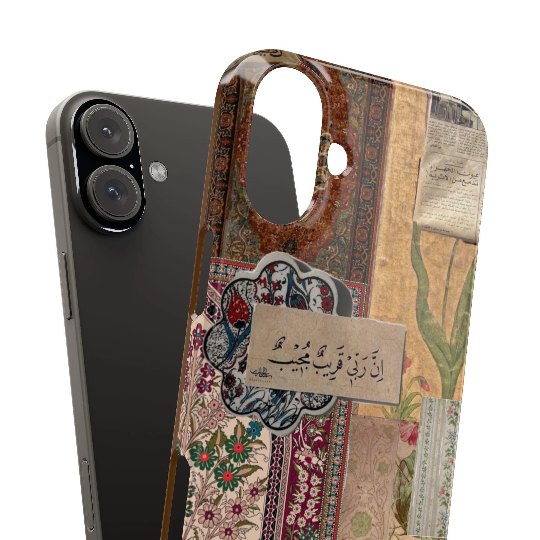 Islamic Floral Slim Phone Cases, Vintage Design - image 4