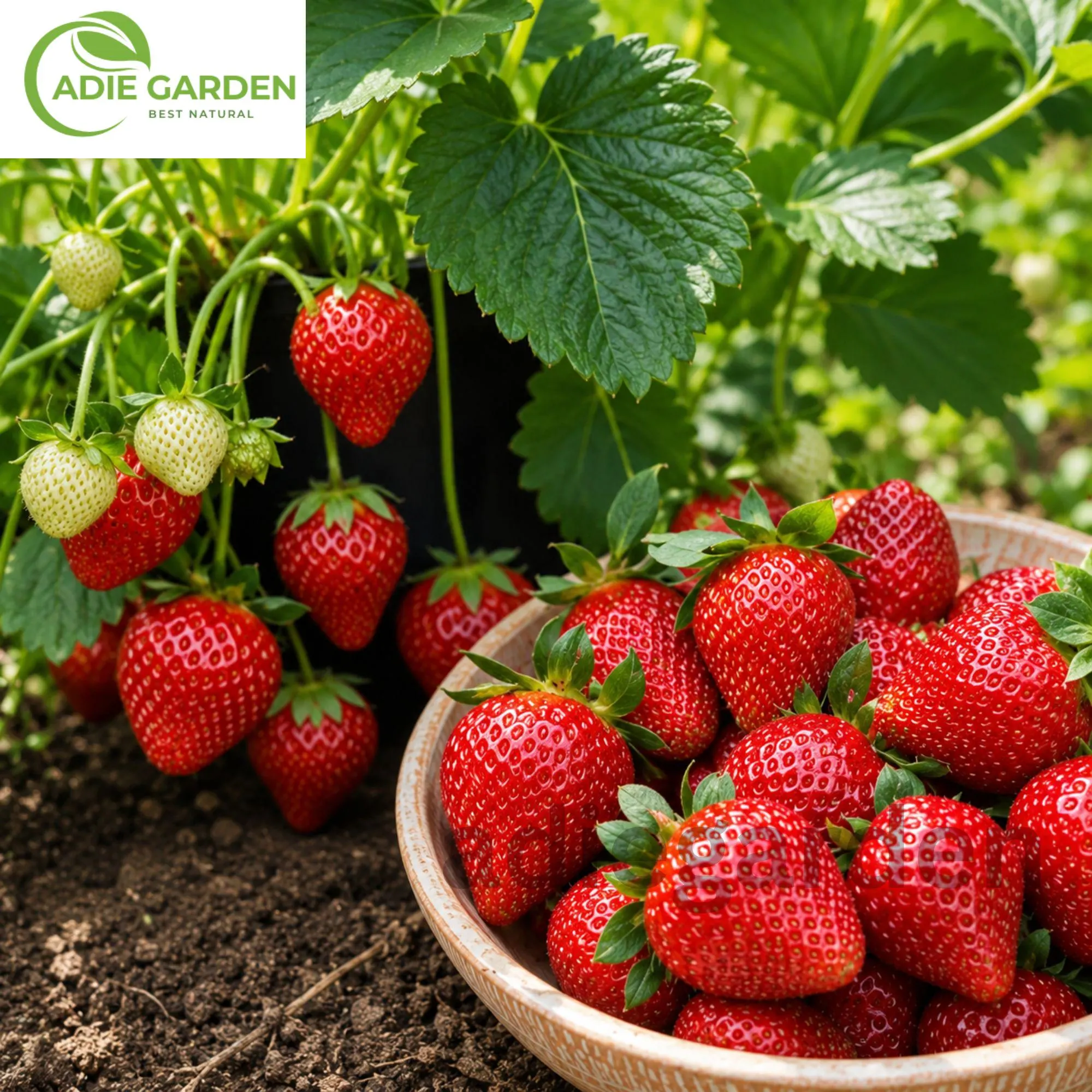 250 Strawberry Seeds Heirloom Sweet Red Fruit Perennial Garden Non-GMO Seeds