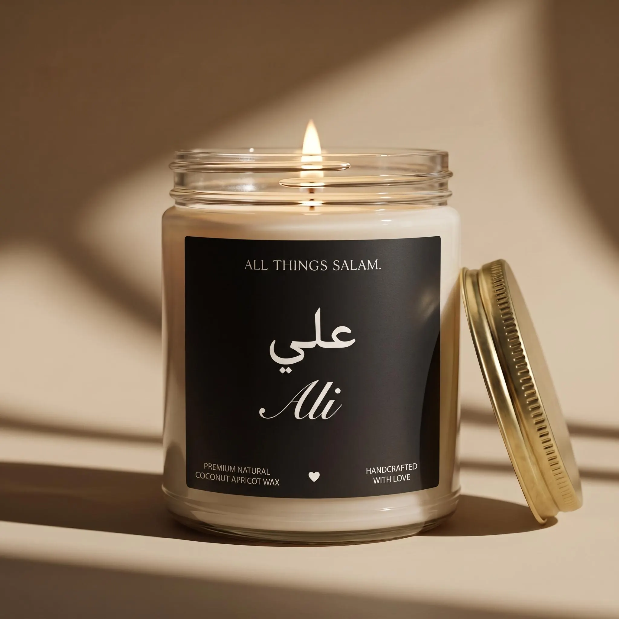 Personalized Muslim Couple Gift Muslim Anniversary Gift Islamic Couple Candle Gift Muslim Gift for Her Muslim Gift for Him Islamic Gifts 13B - image 3