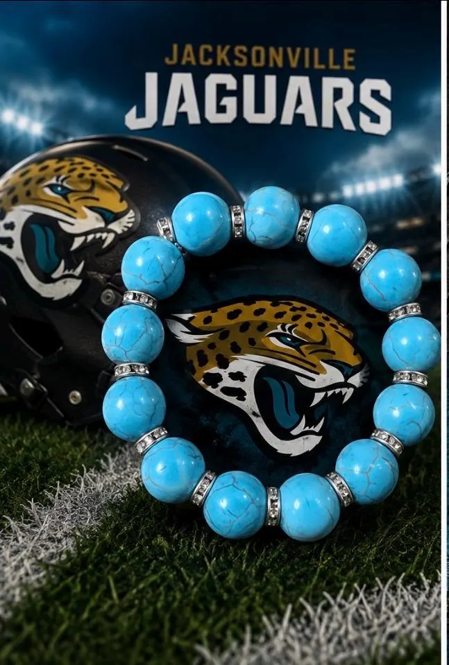 Jacksonville Jaguars Inspired Beaded Bracelet - image 3