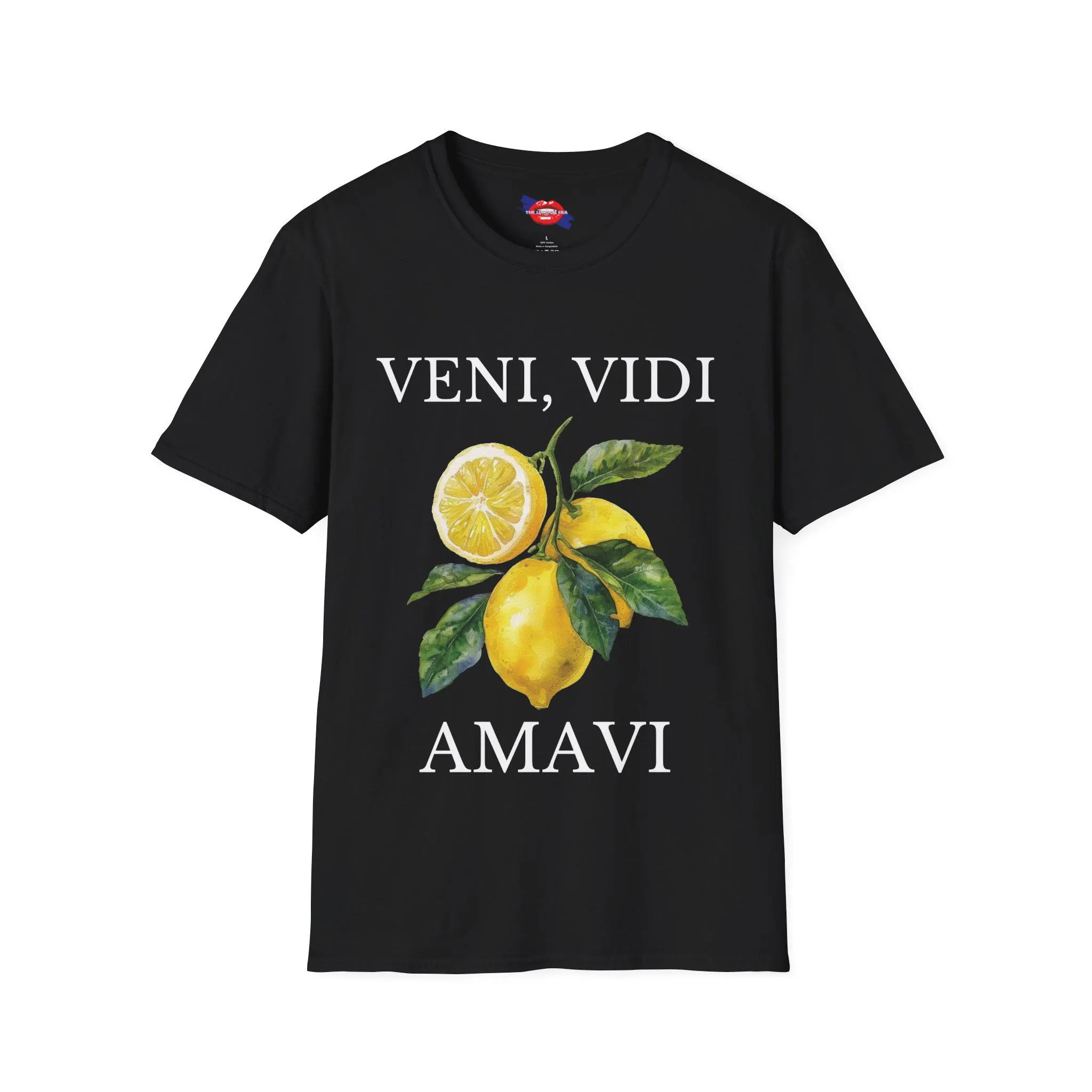Lemon Print T-Shirt: Veni Vidi Amavi - Italian Summer Tee - image 5