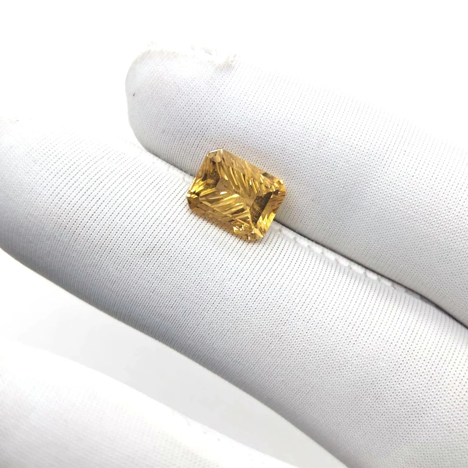 Natural Citrine Emerald Cut 9x6.94mm 2.25 Carat Loose Gemstone - image 5