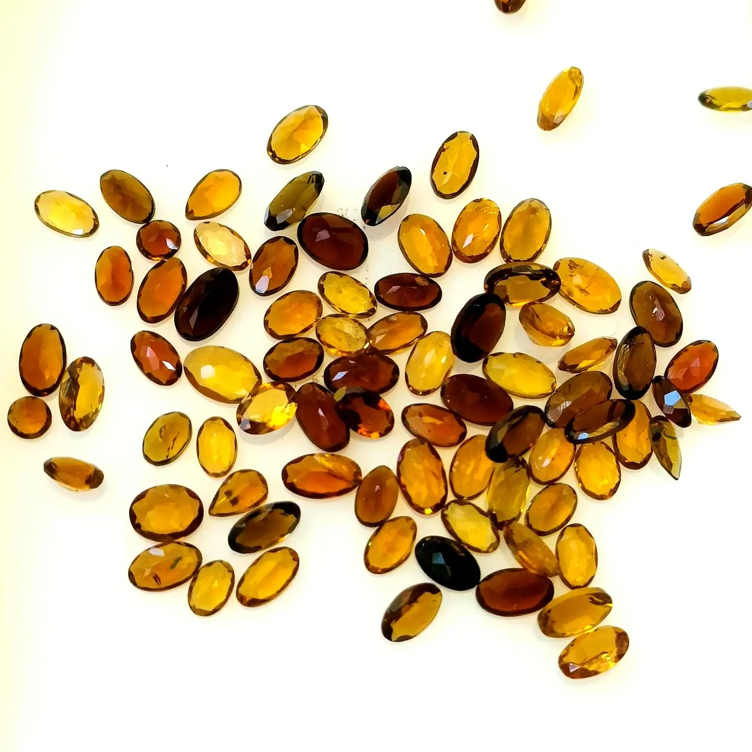 Faceted Petrol Tourmaline Gemstone Lot: Brown Golden Dravite, - image 5