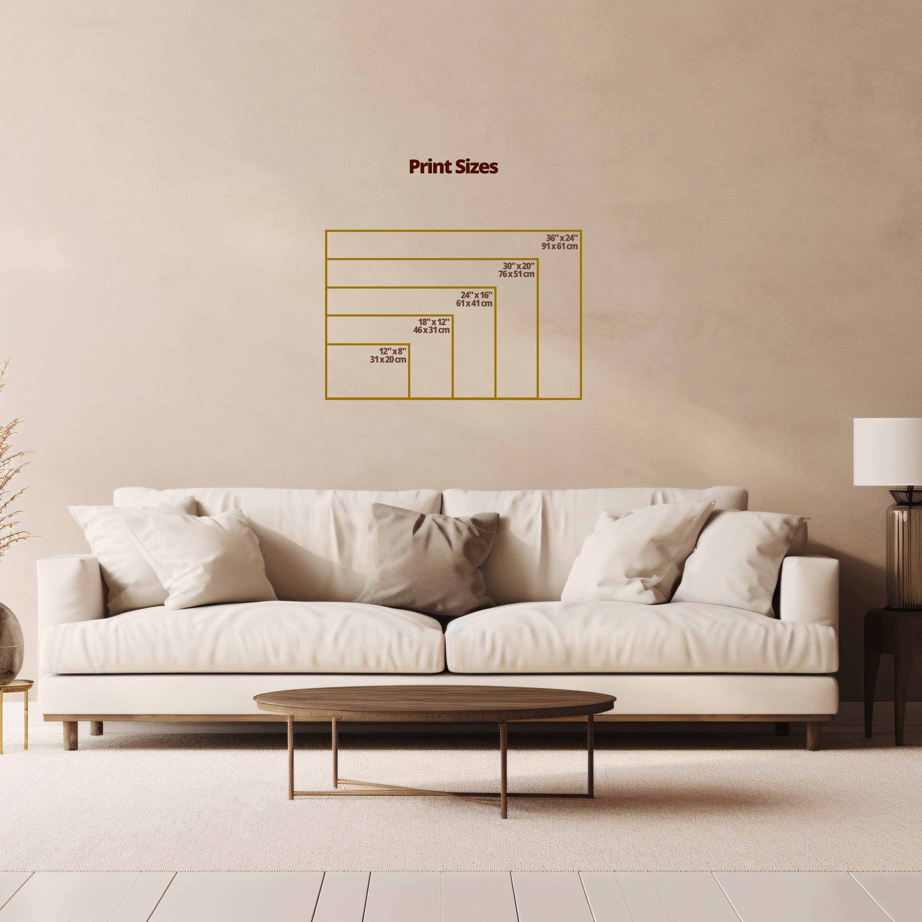 Central India Hills – Cinematic Oil Style Print Wall Art | Home Art (Digital Download)