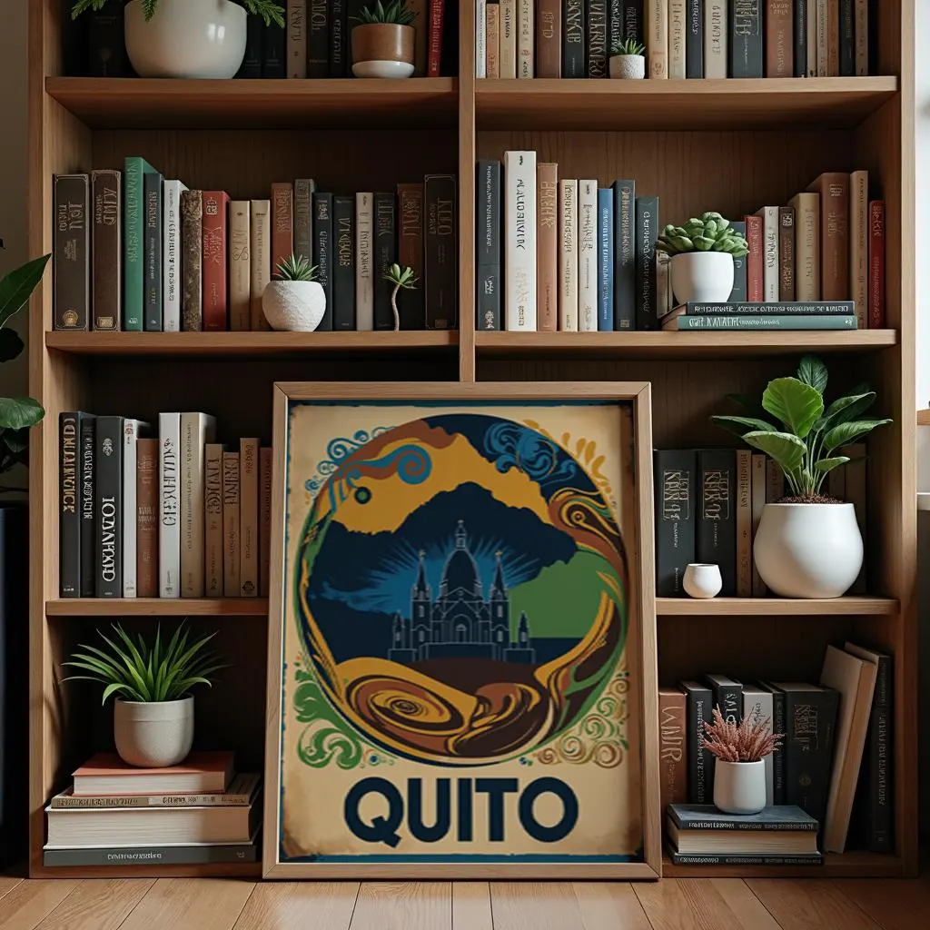 Quito Ecuador Poster – Vintage South America Travel Wall Art| Instant printable