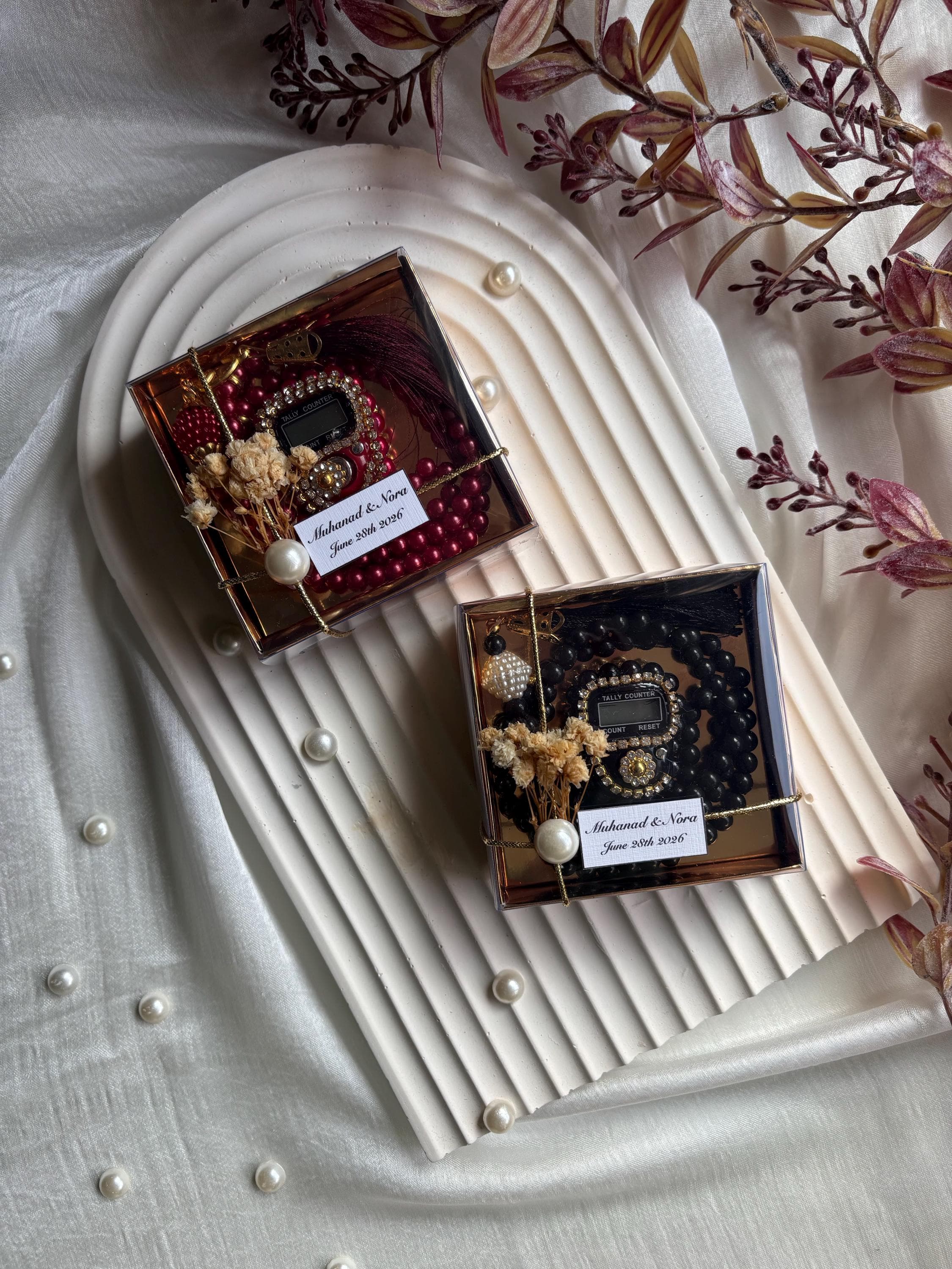 Digital Tasbih Wedding Favors, Muslim Wedding Favor, Nikkah Gift, Ramadan Eid Gift, Umrah Hajj Favors, Islamic Gift Set, Finger Counter,