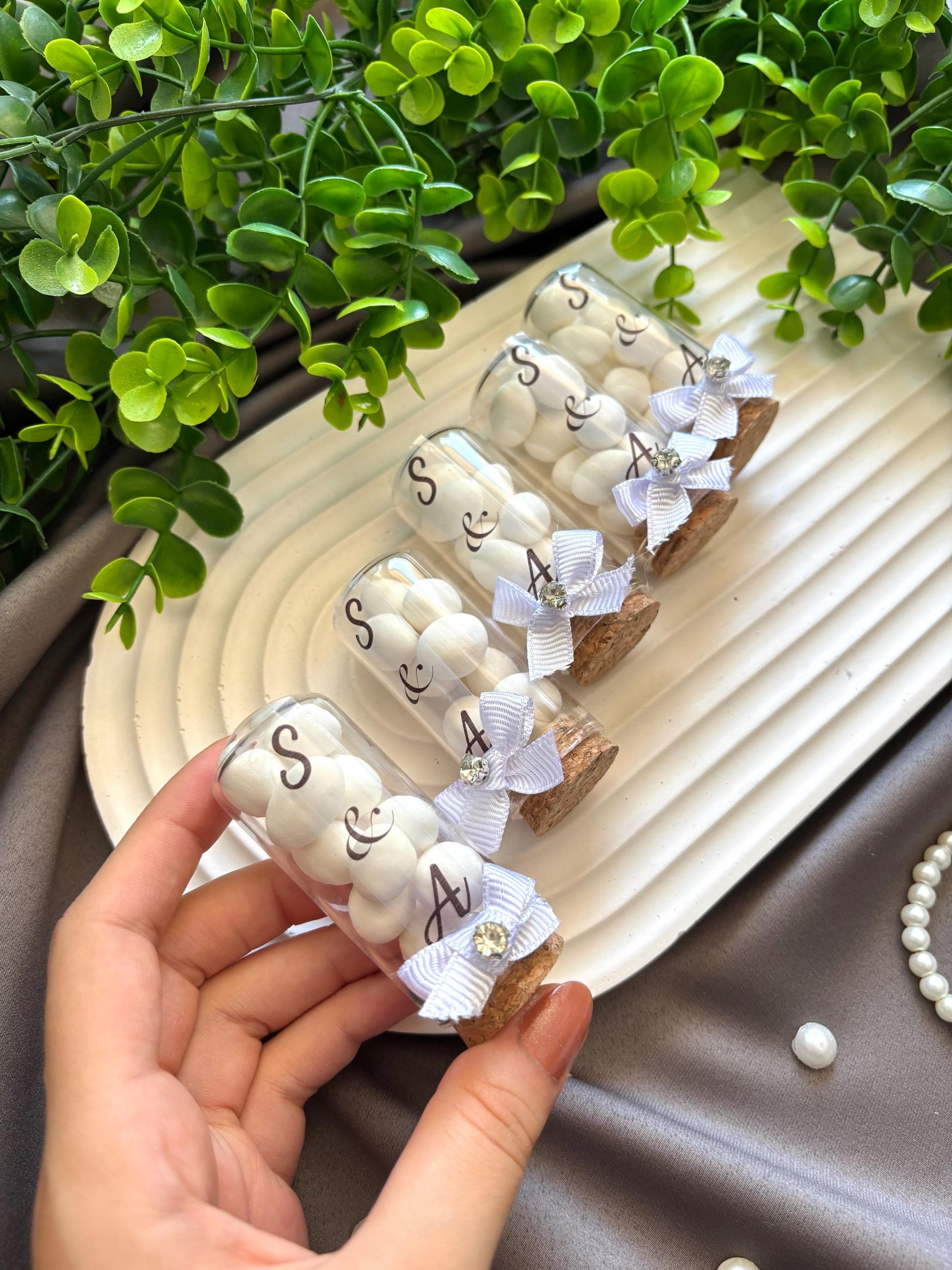 Wedding Favors for Guests, Almond Gifts in Tubes, Wedding Almond Candy Gifts, Personalized Wedding Gift, Baptism Gifts, Thank You Treats