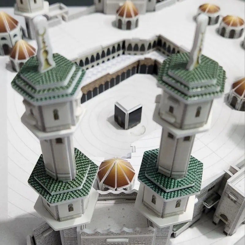 Masjid Al Haram 3D Foam Puzzle – Kaaba Model, Islamic Gift