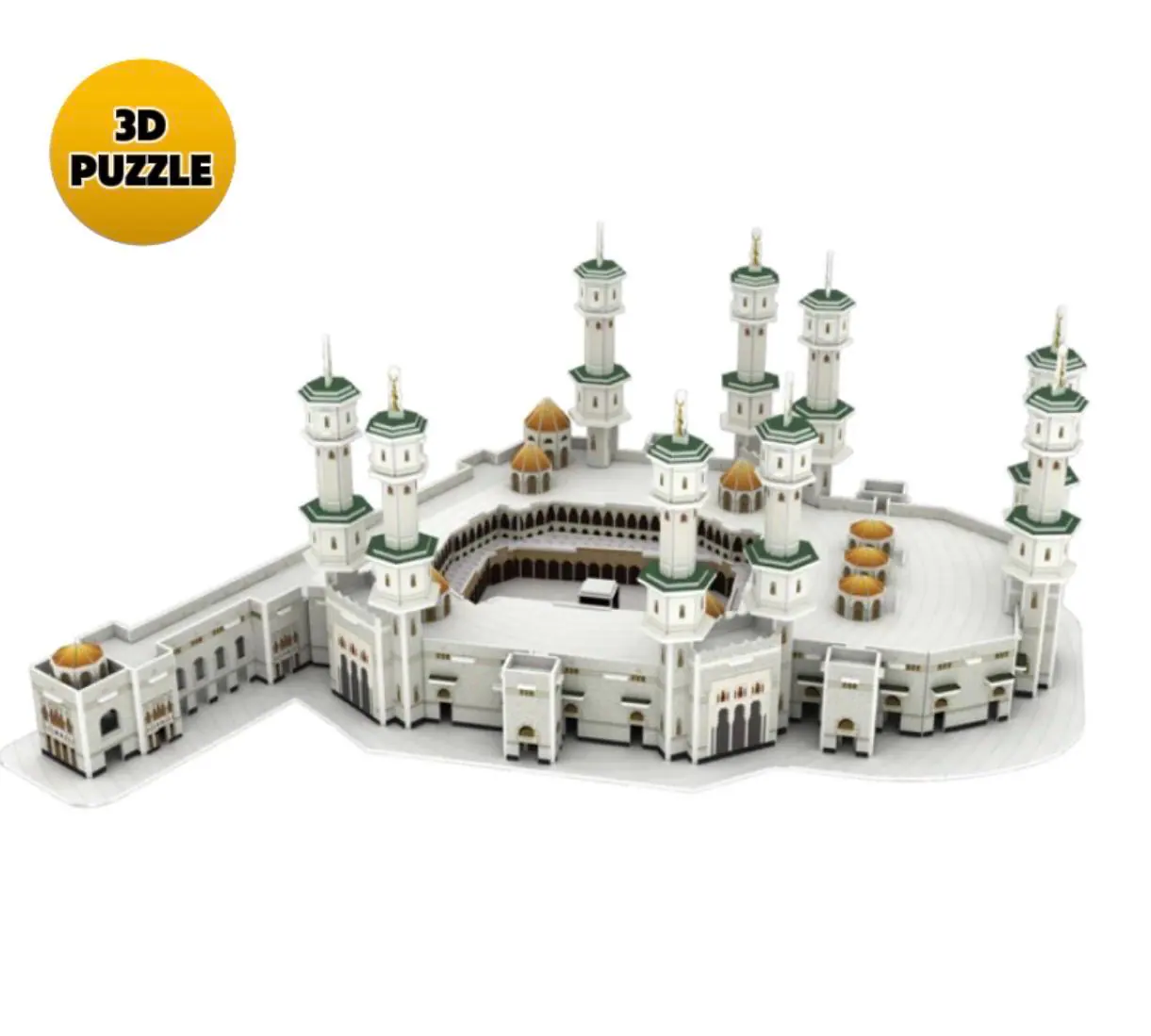 Masjid Al Haram 3D Foam Puzzle – Kaaba Model, Islamic Gift - image 4